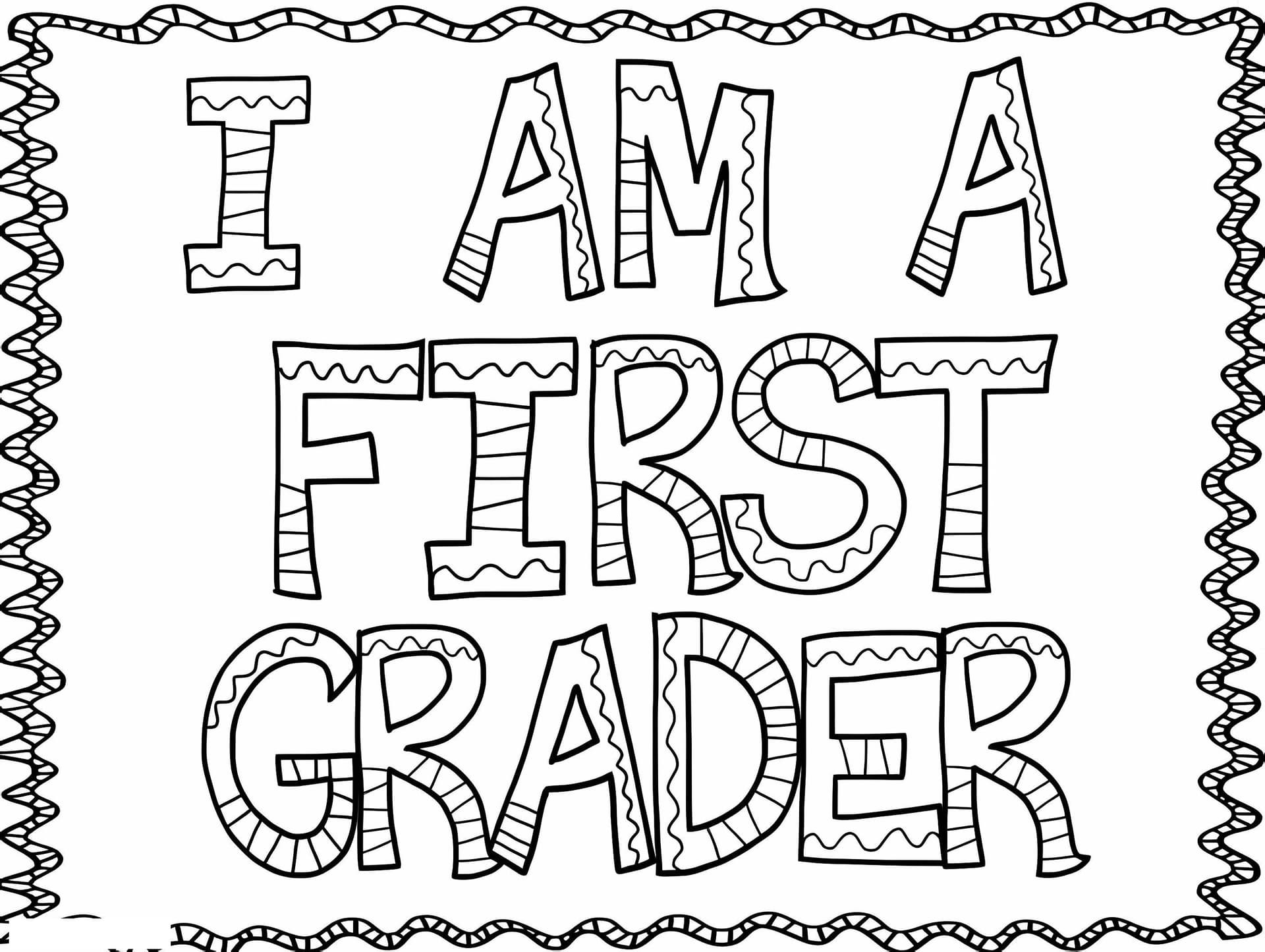 I Am A First Grade