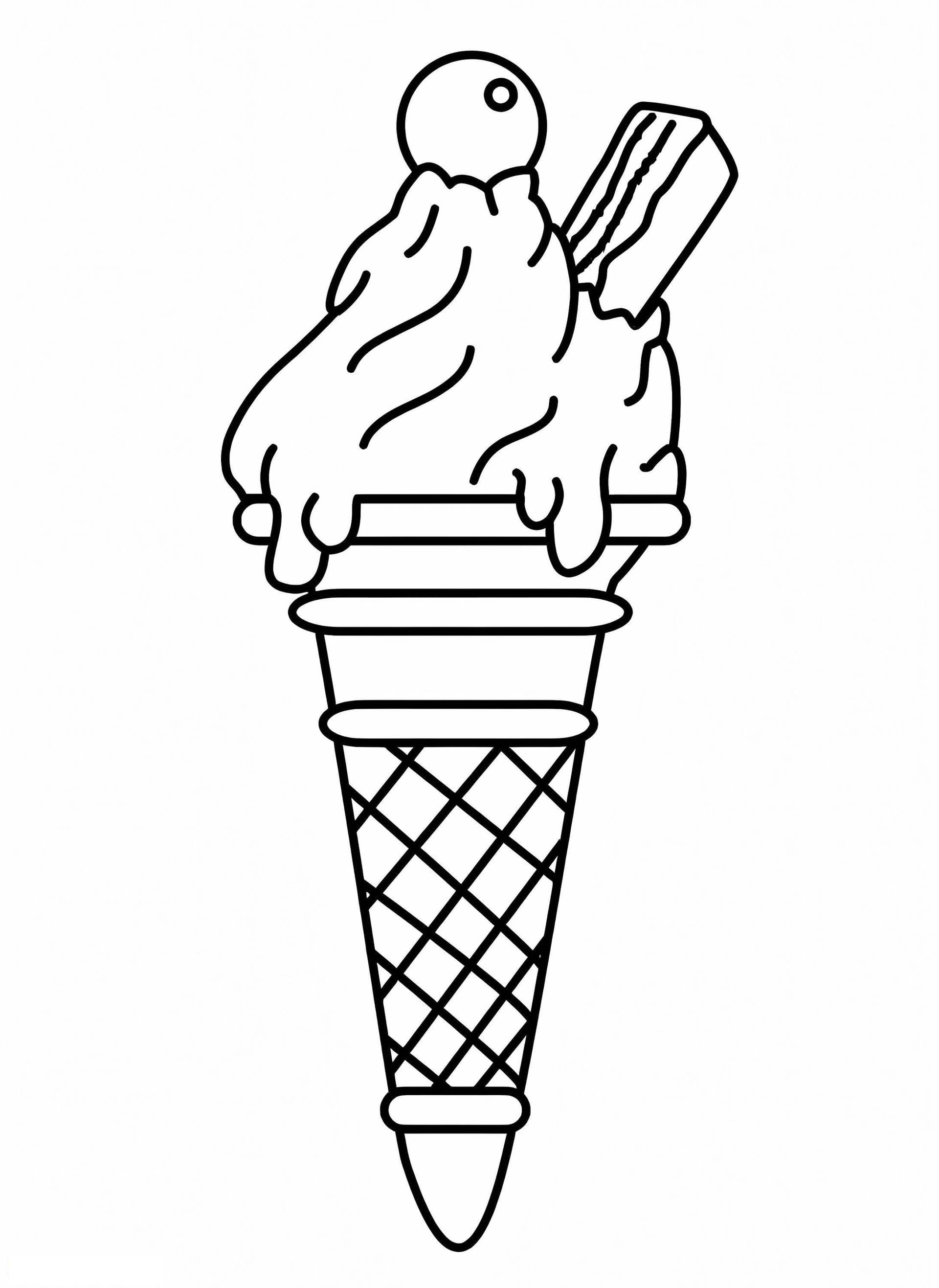 Ice Cream To Color