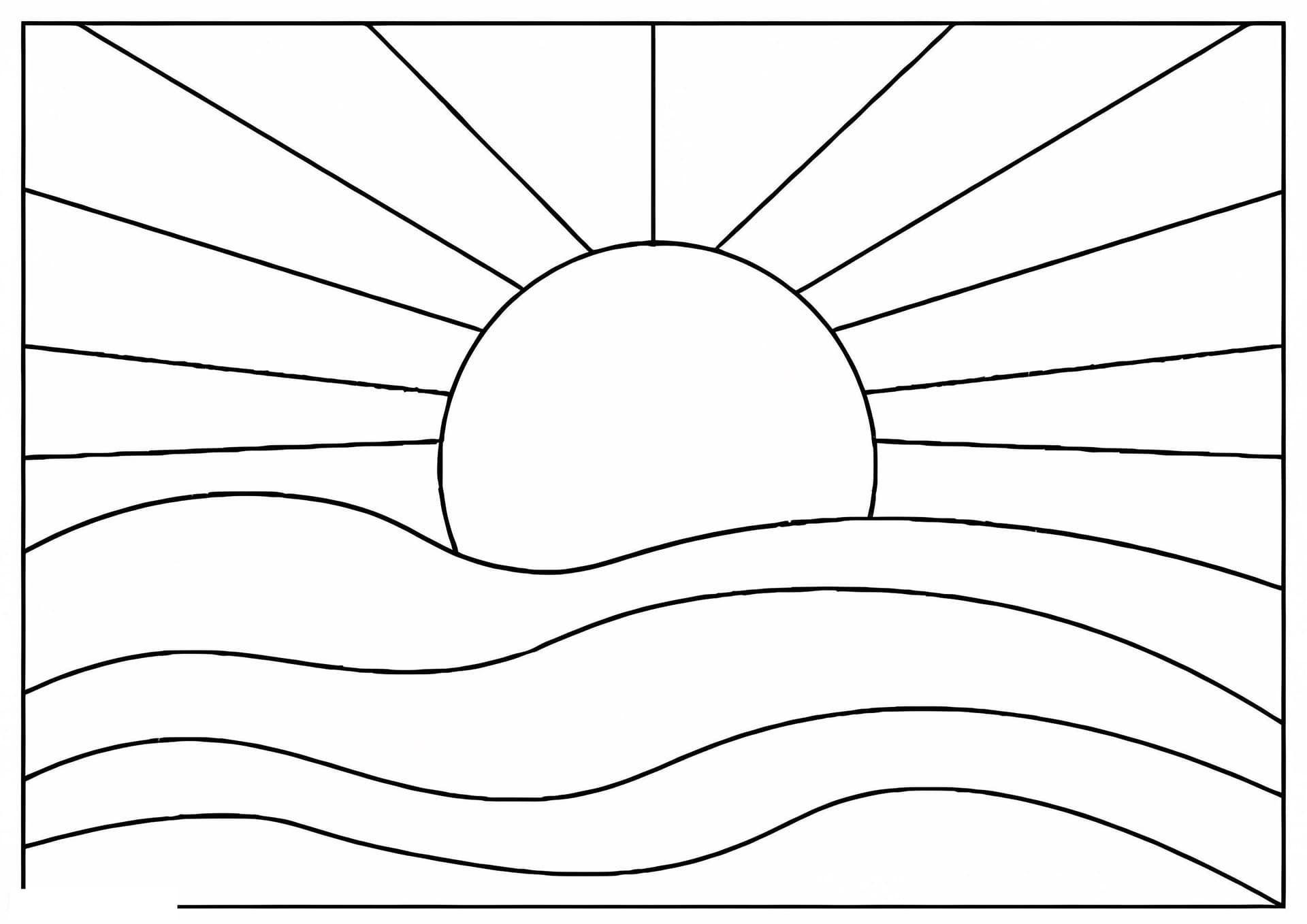 Simple Sunset Image