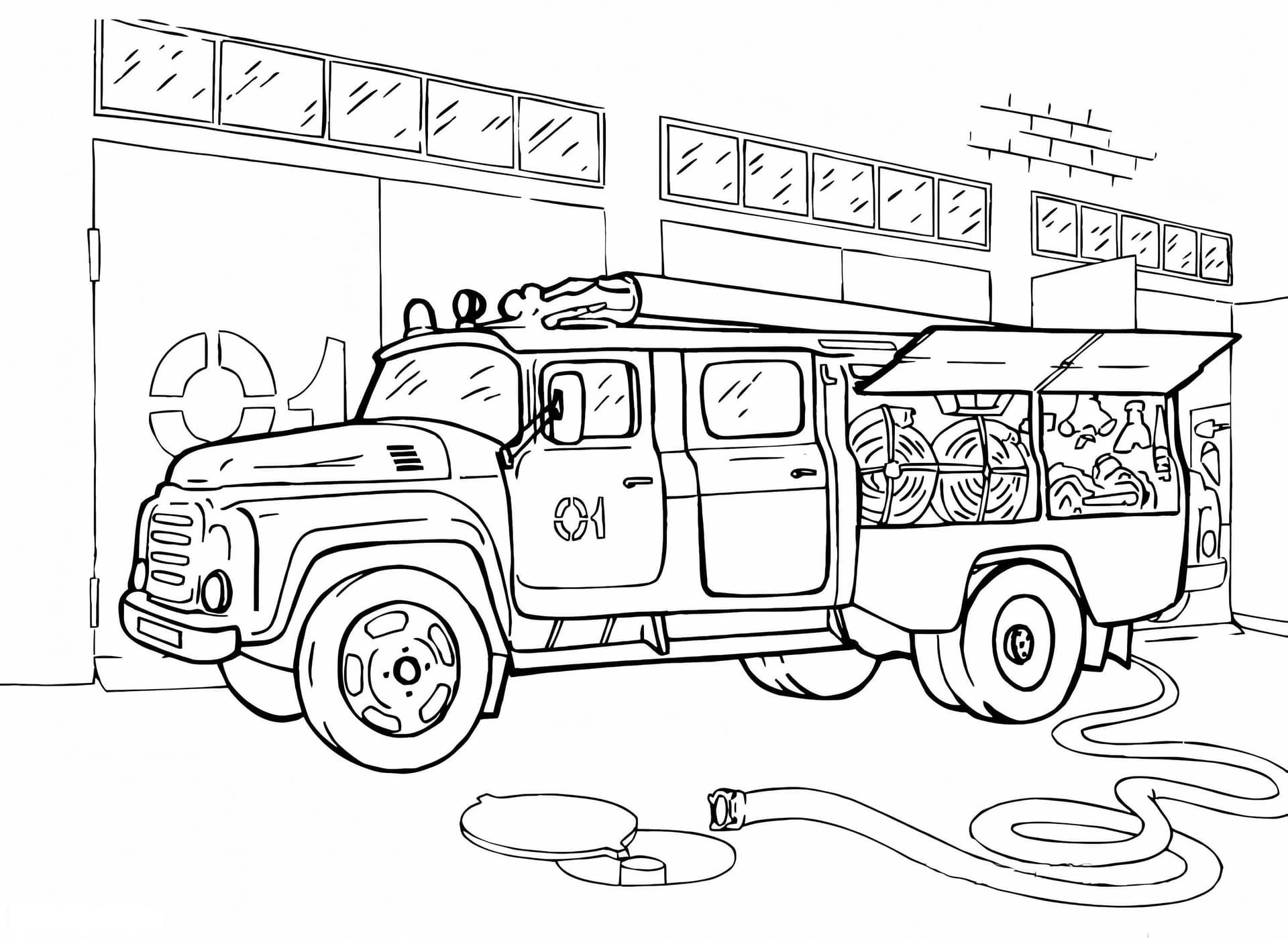 Inside Fire Station