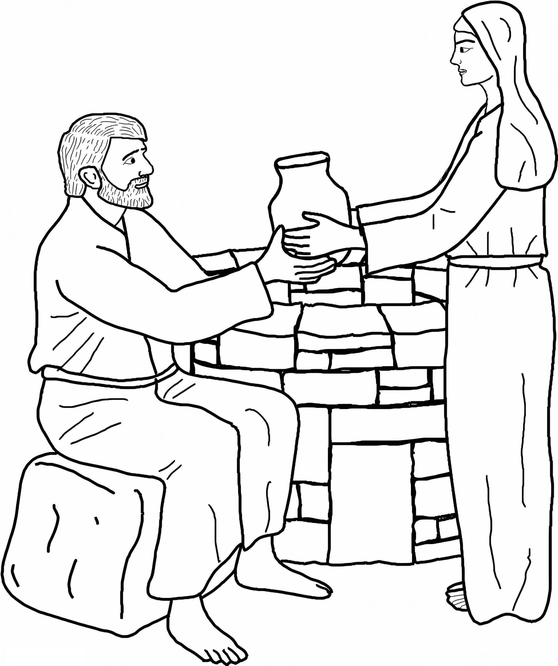 Isaac And Rebekah Bible