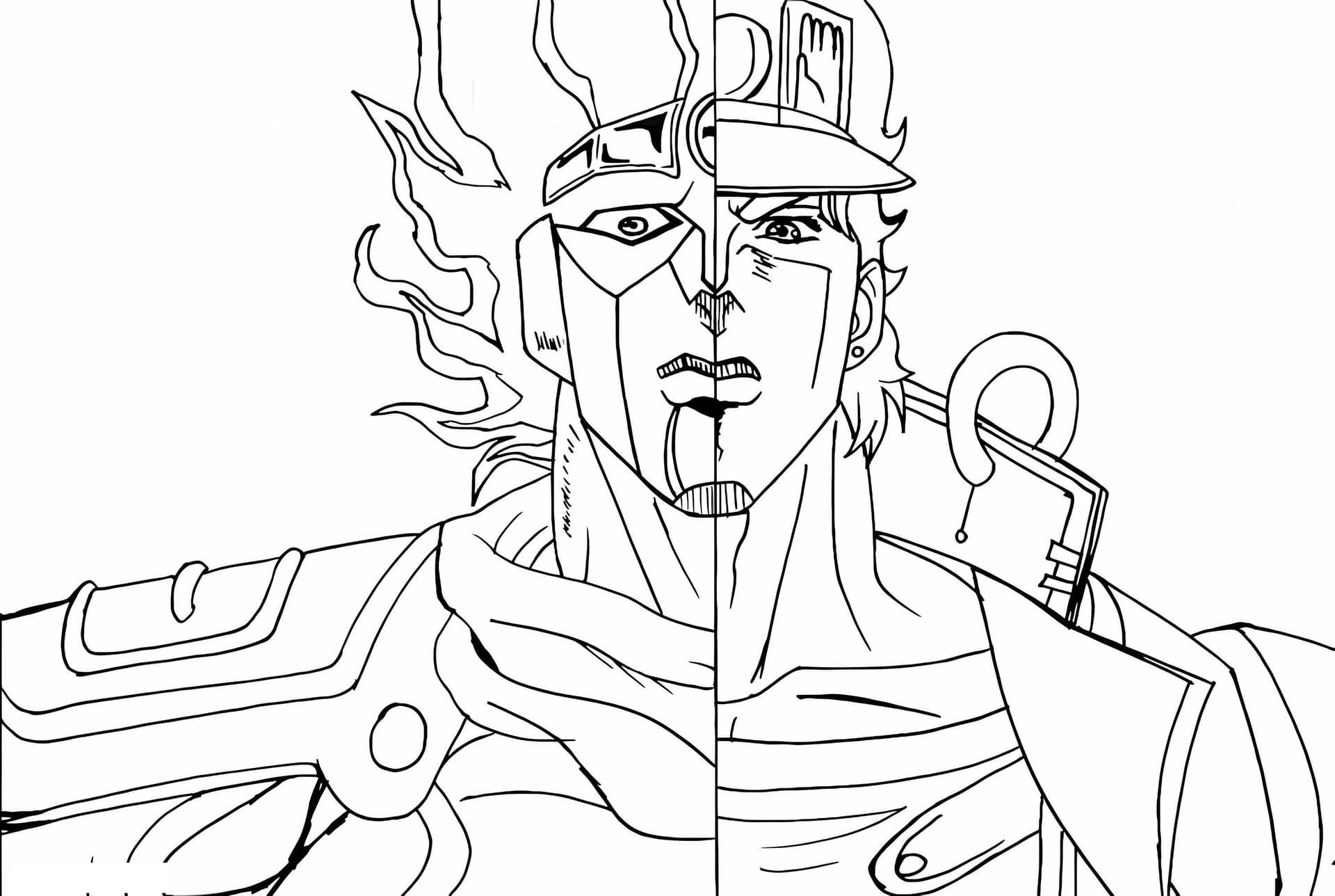 Jotaro And Star Platinum