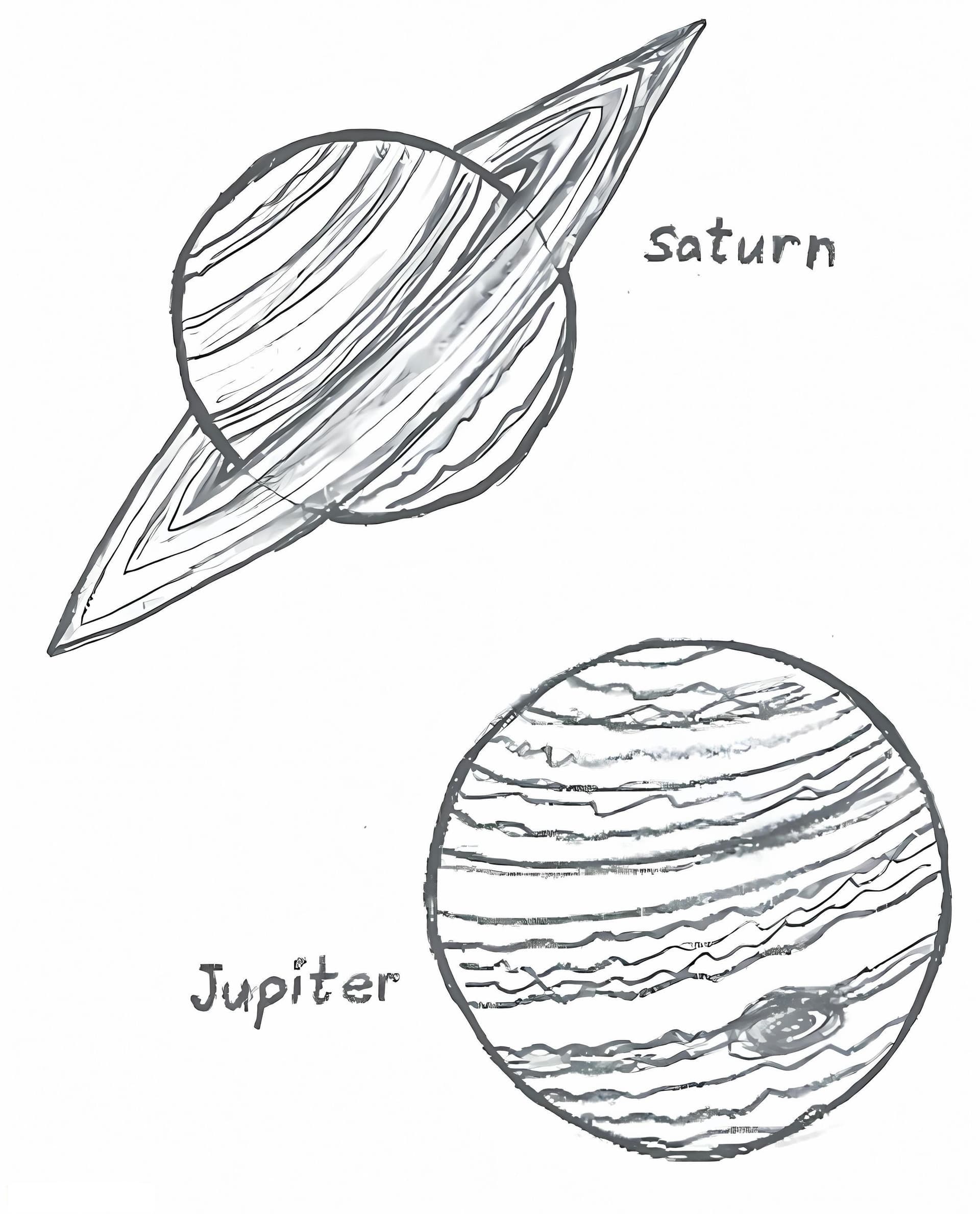 Jupiter And Saturn