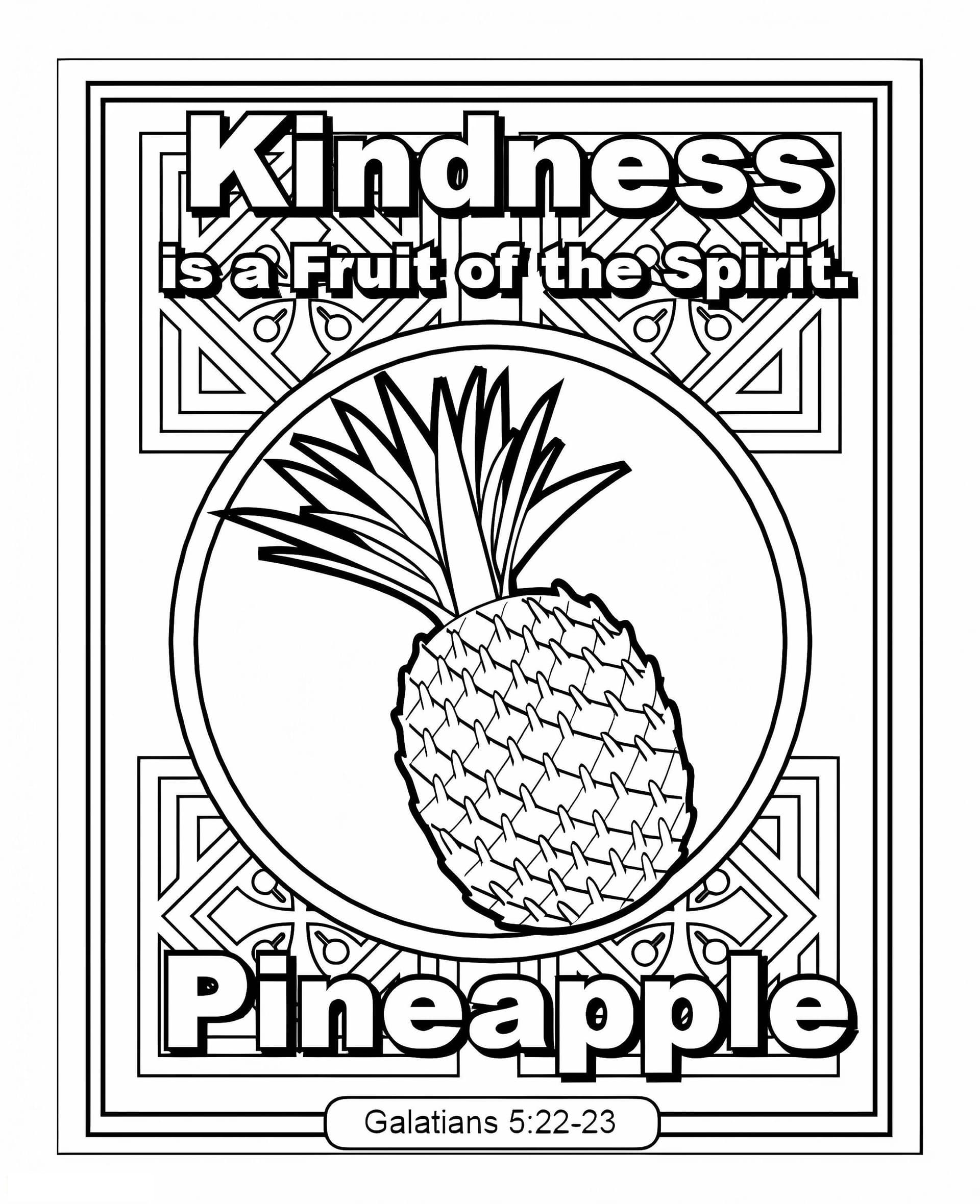 Kindness Fruit Of The Spirit