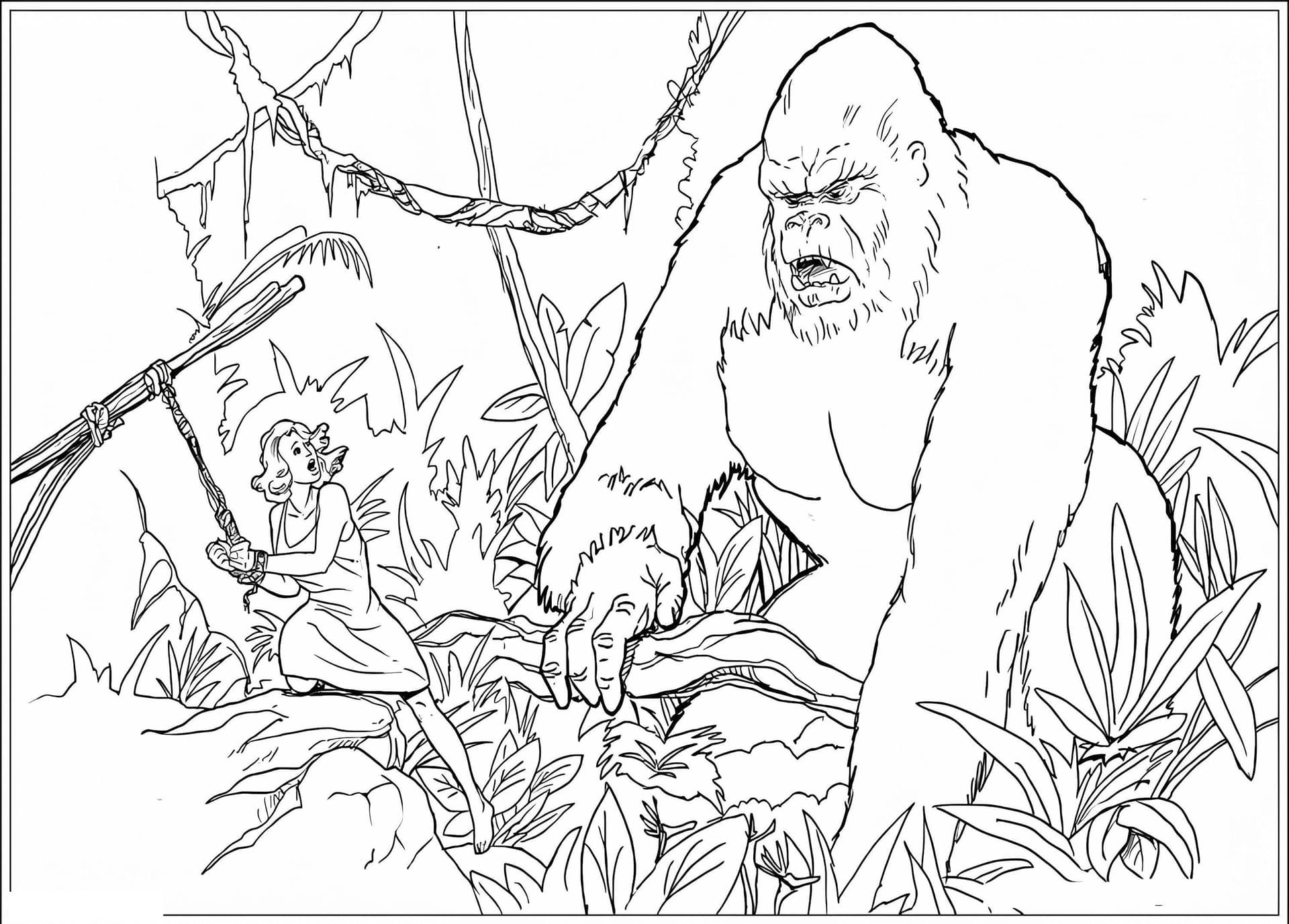 King Kong And Woman 1