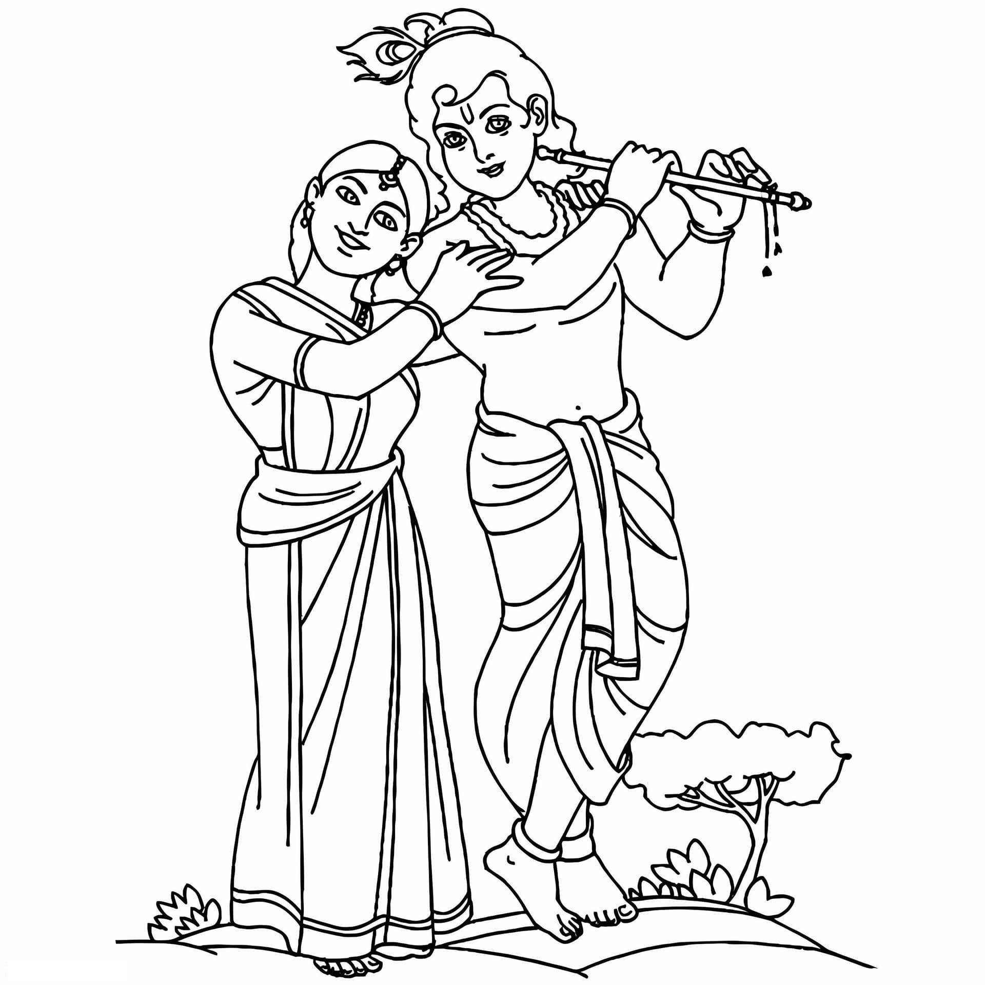 Krishna And Radha