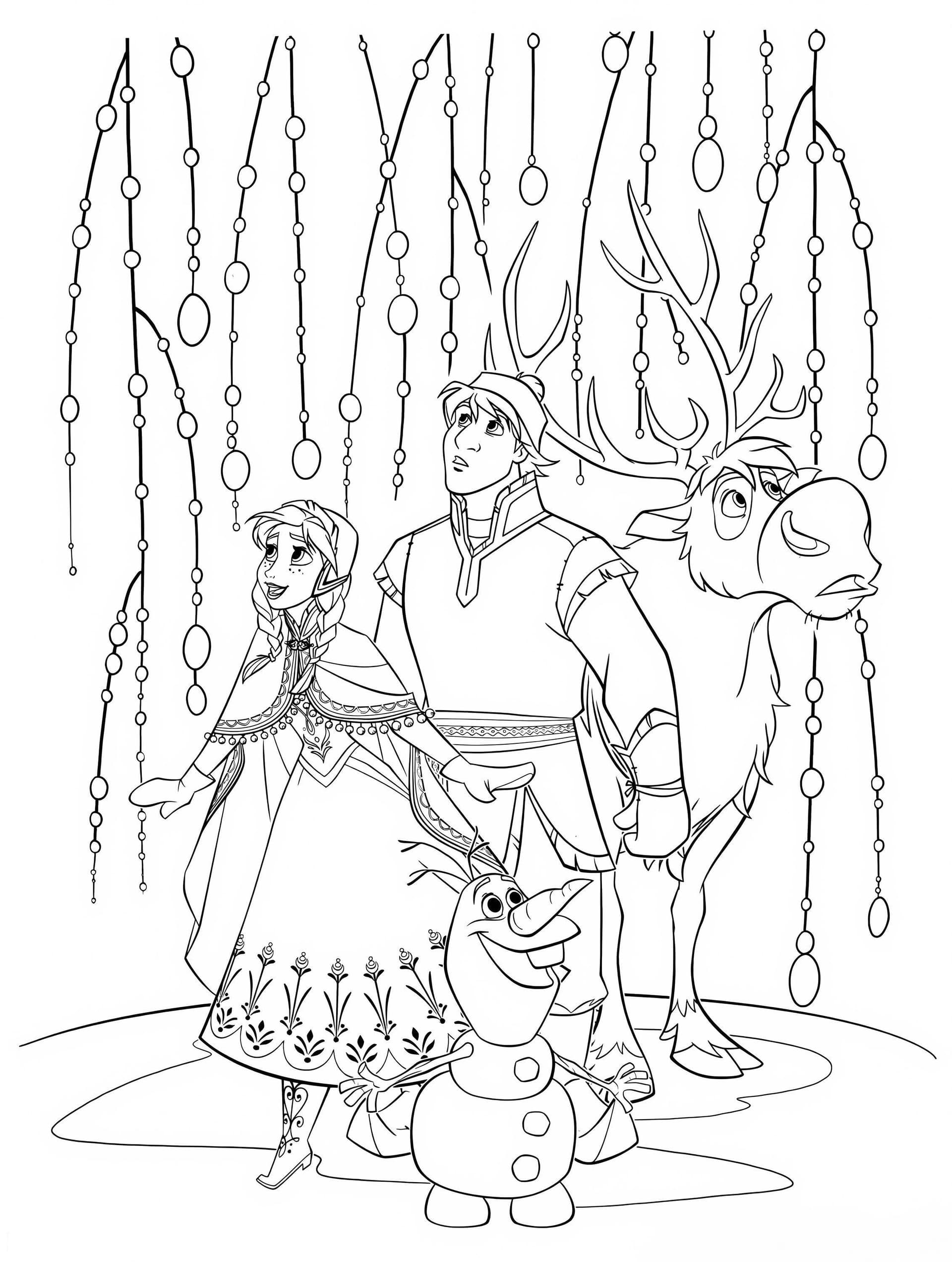 Kristoff Y Svan Olaf Anna