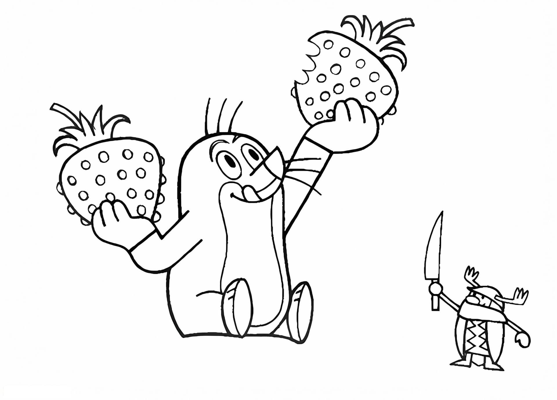 Krtek And Strawberries