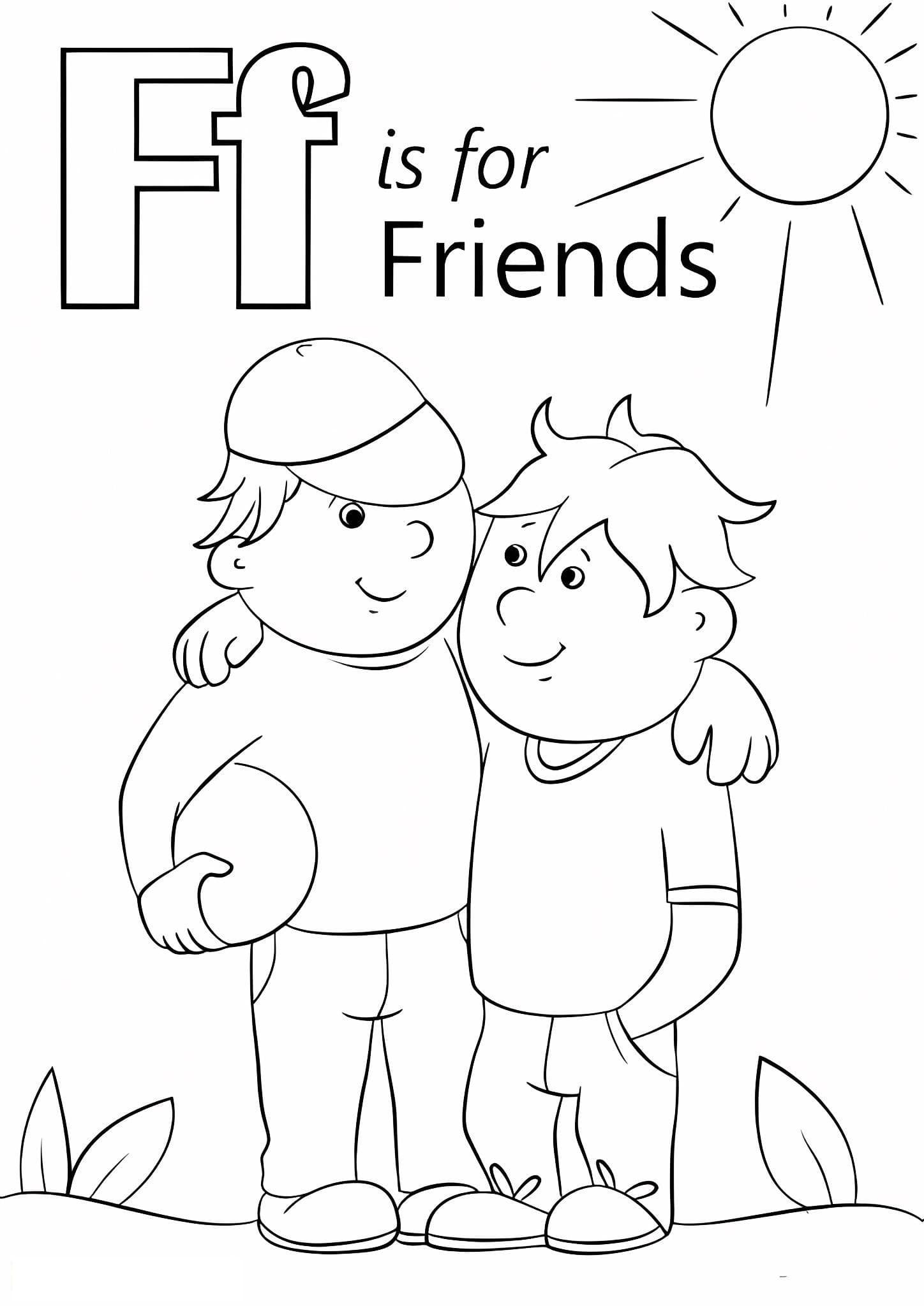The Letter F Is For Friends