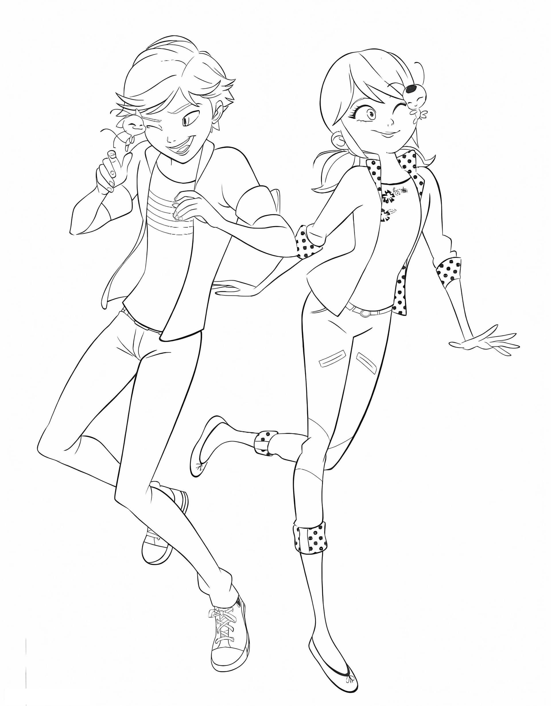 Ladybug And Cat Noir Happy