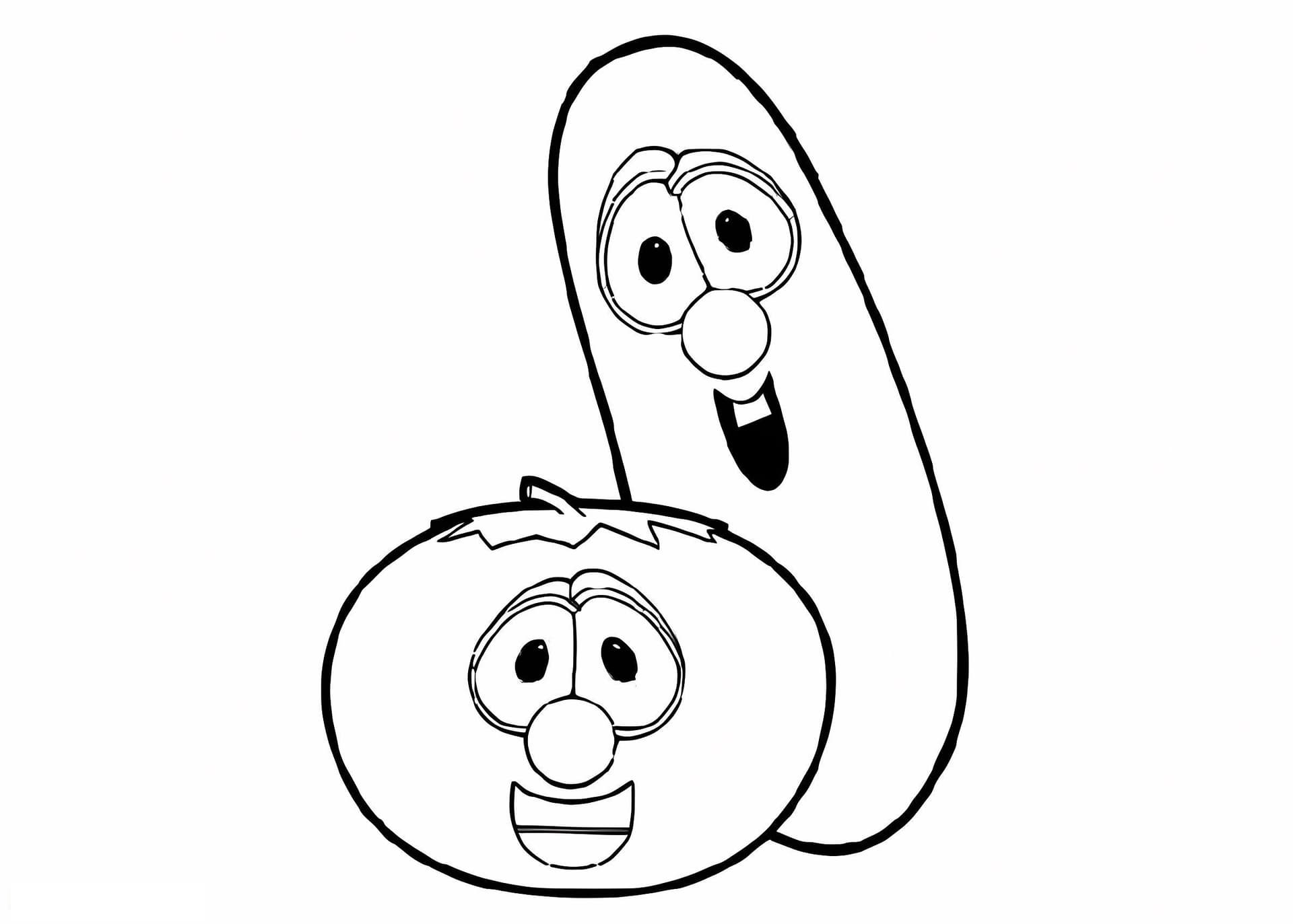 Larry Boy And Bob The Tomato