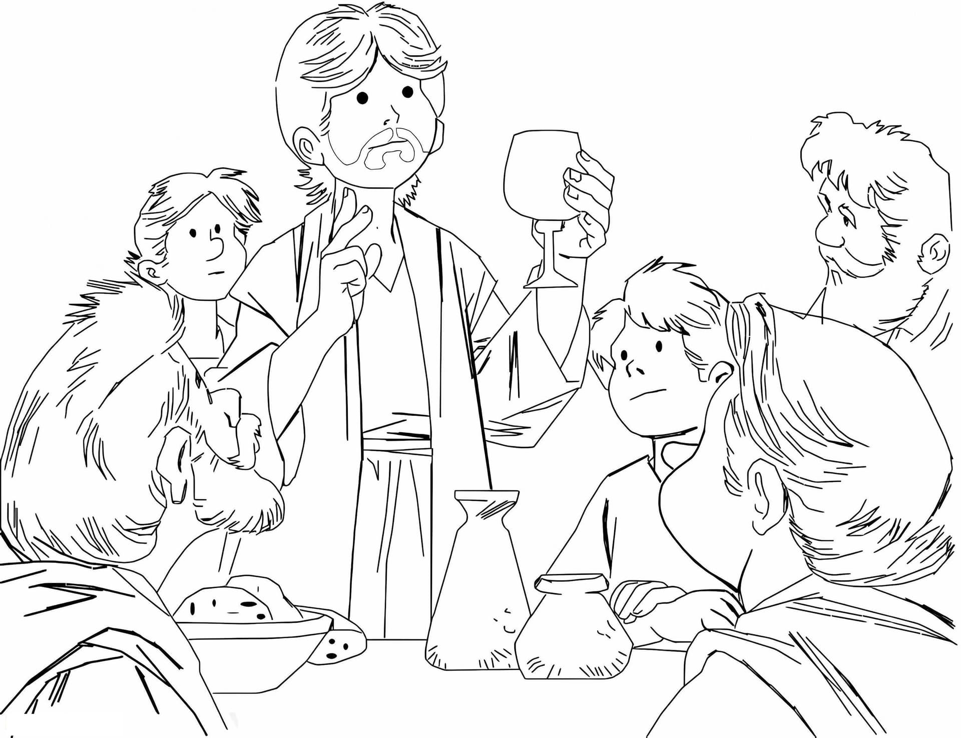 Last Supper Bible