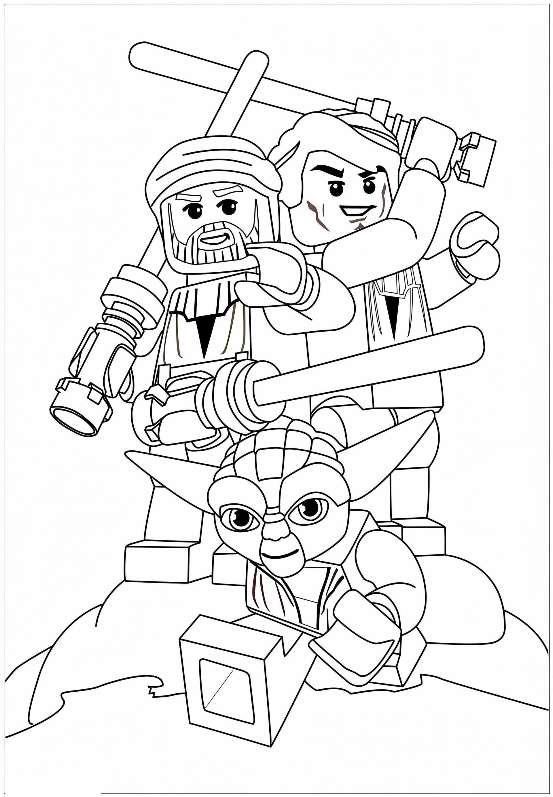 Lego Yoda And Friends