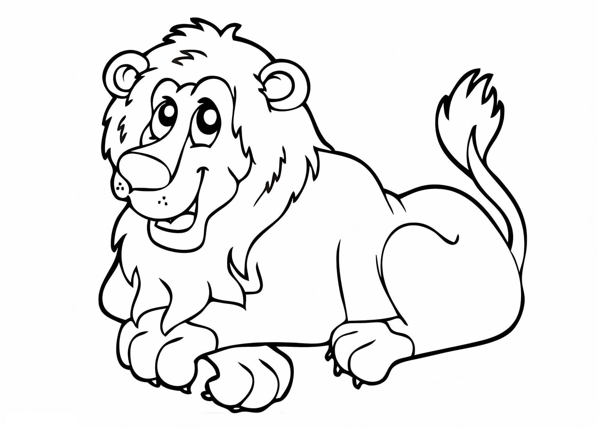 Lion Smiling