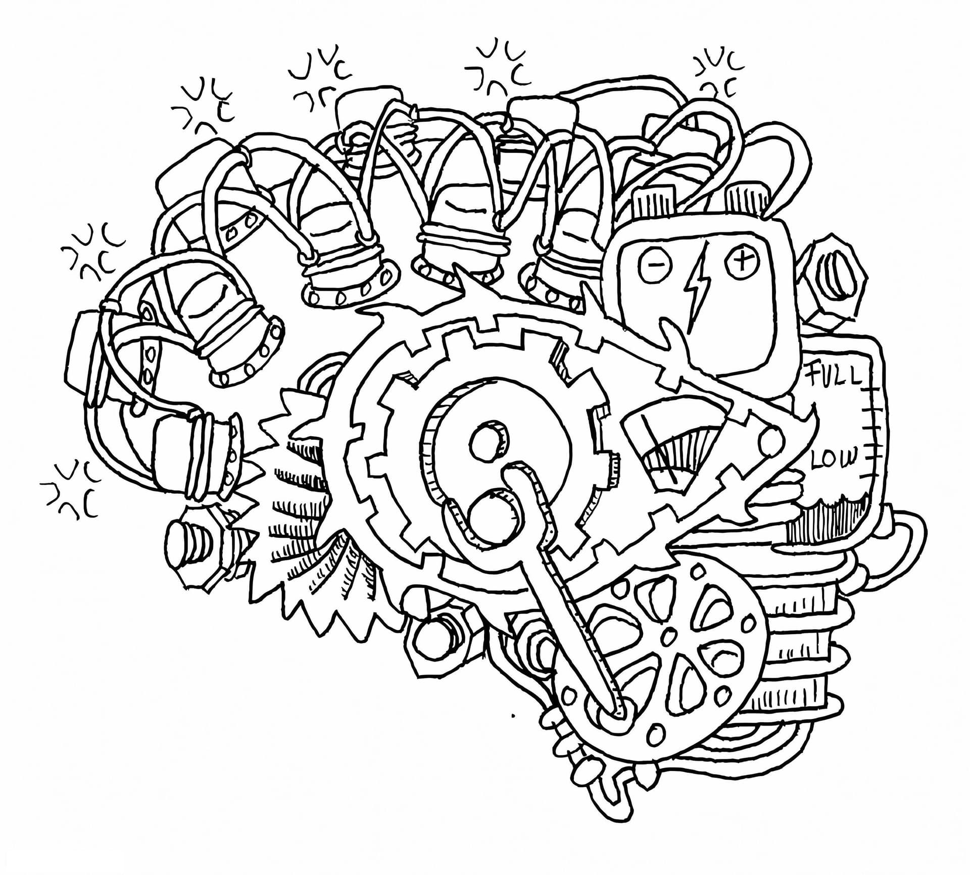 Machine Human Brain