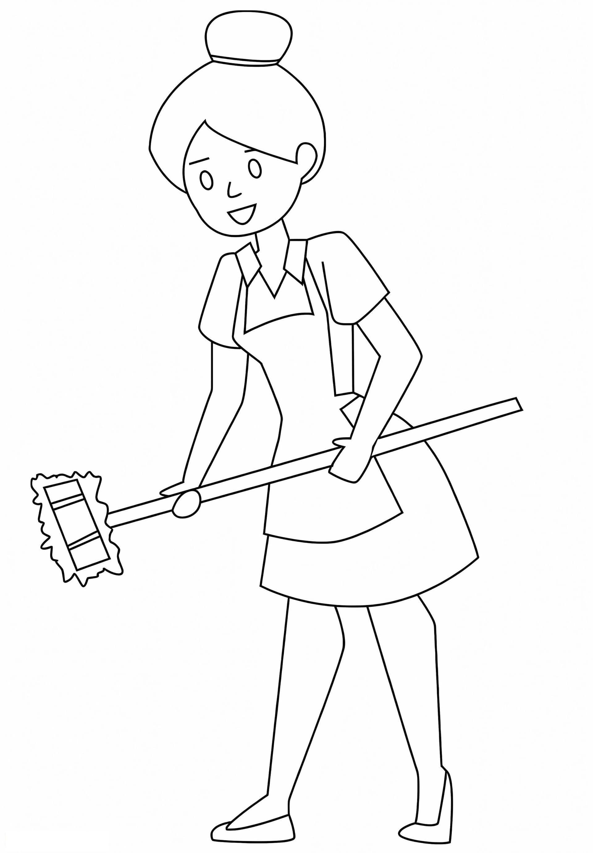 Maid Smiling