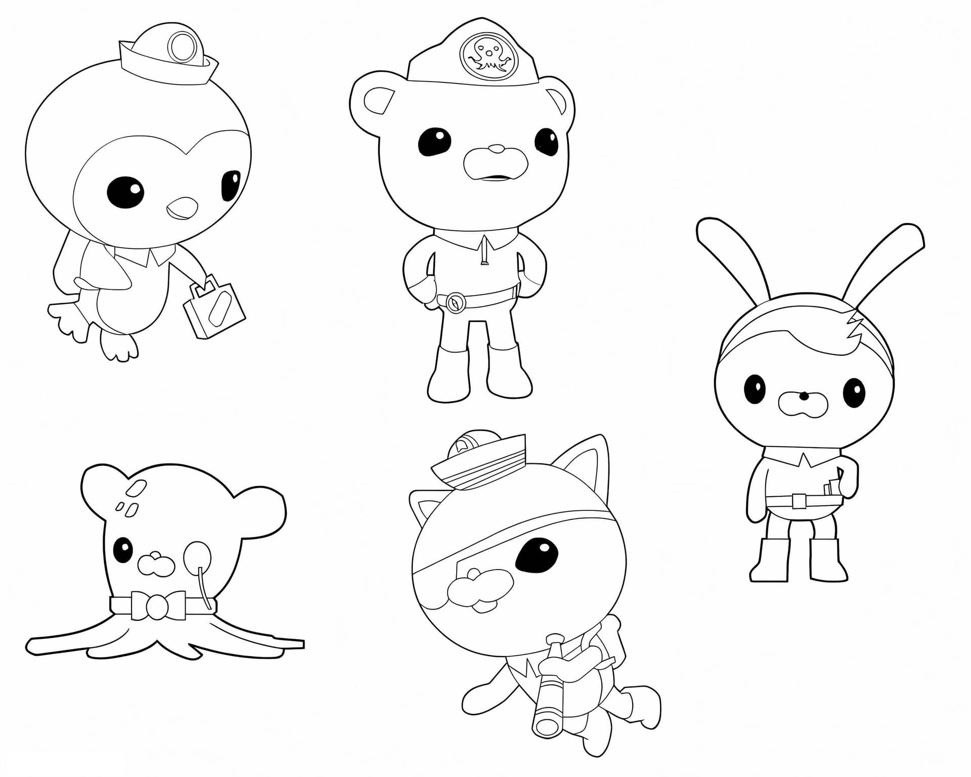 Main Octonauts Characters