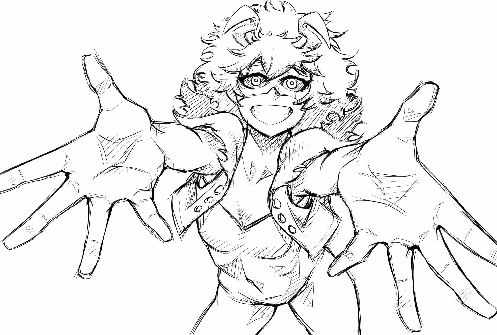 Mina Ashido Printable