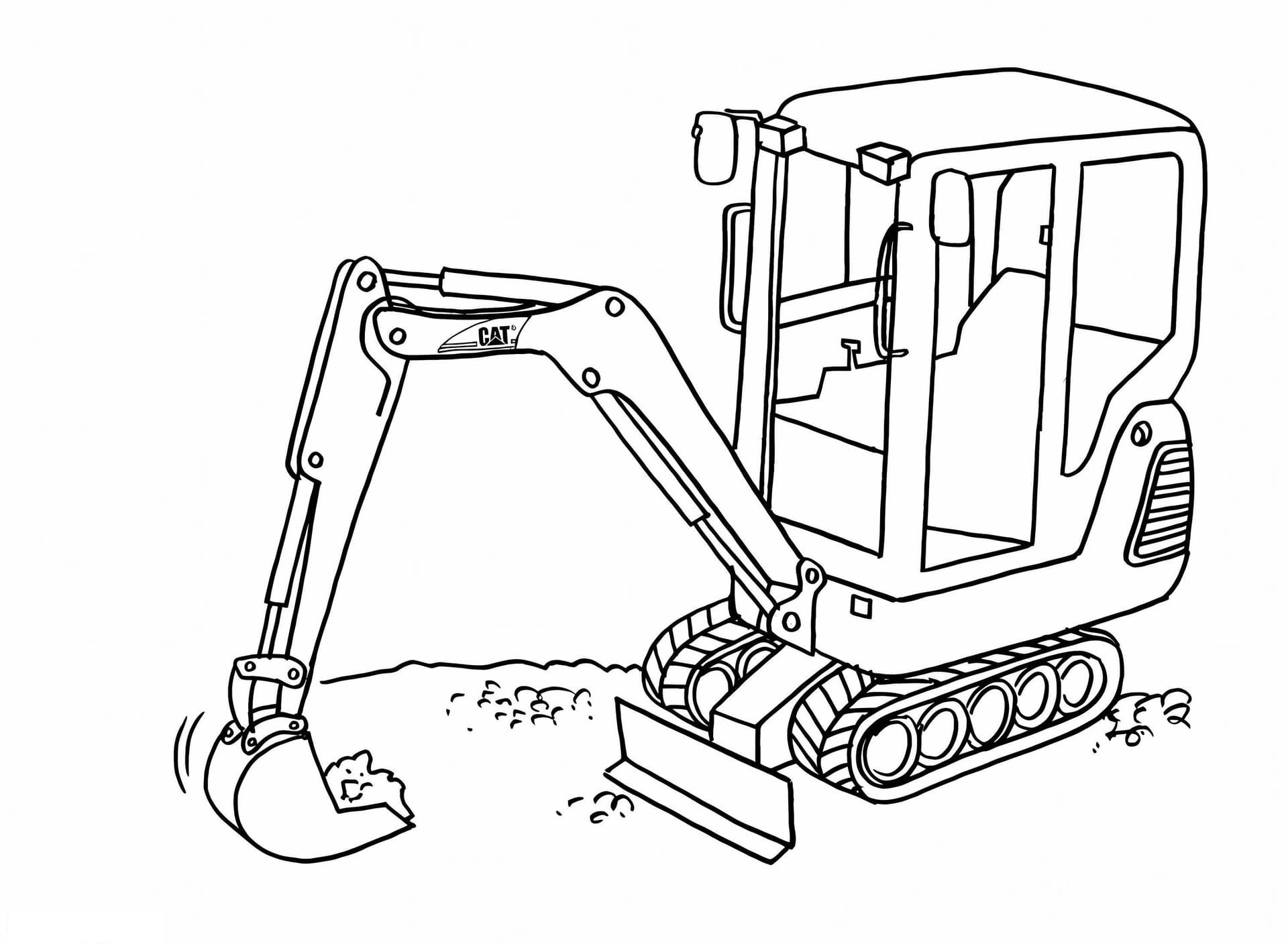 Mini Excavator Machine