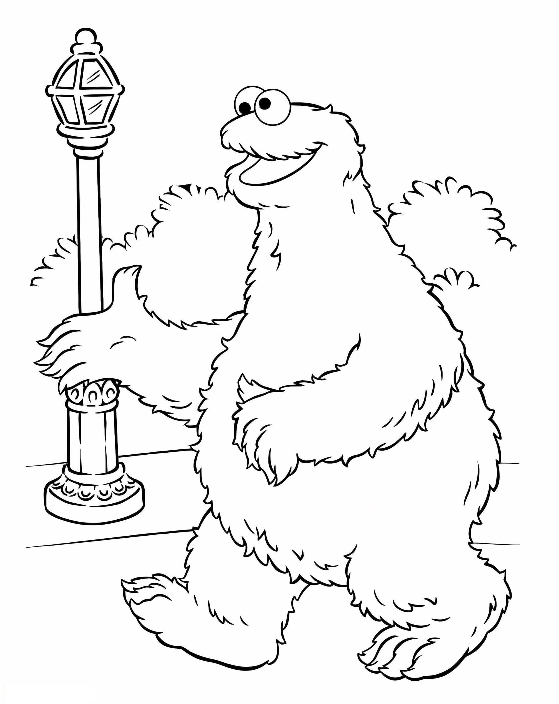 Cookie Monster Walking