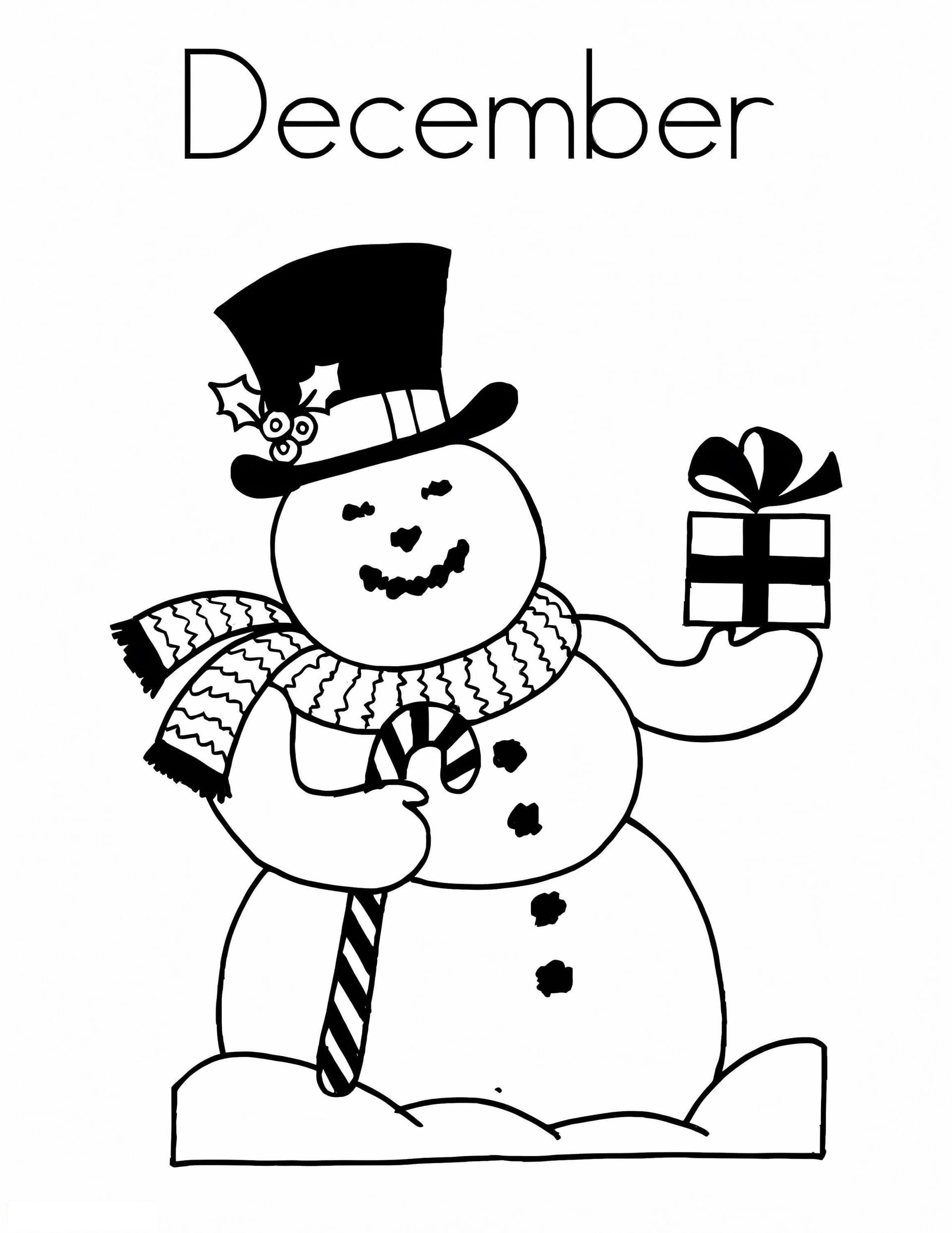 December Snowman