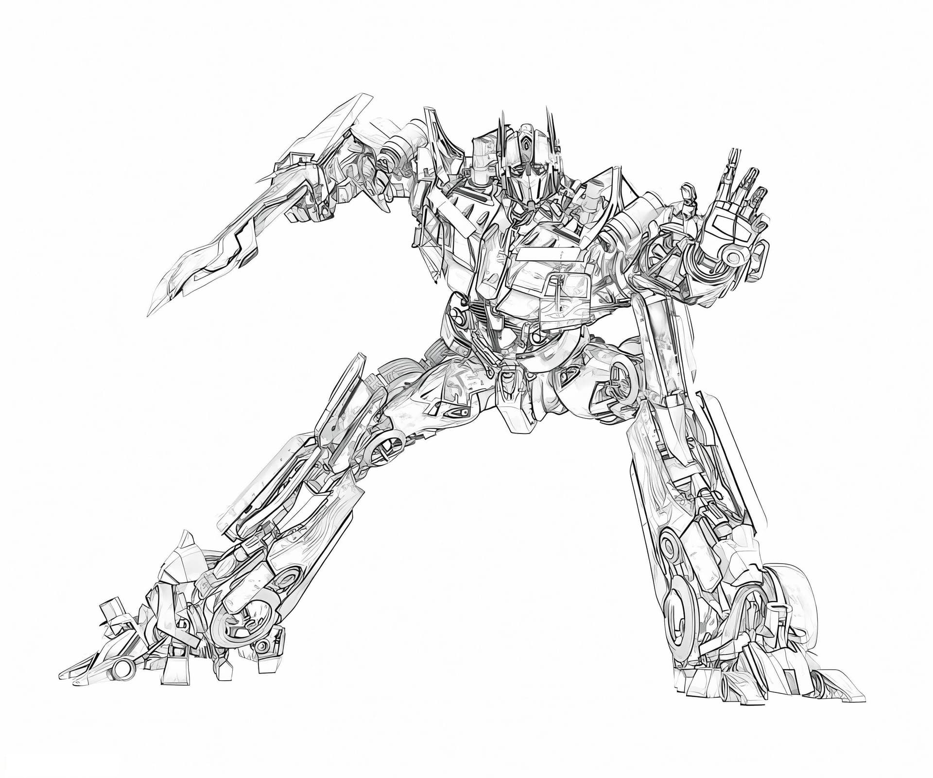 Optimus Prime In The Movie