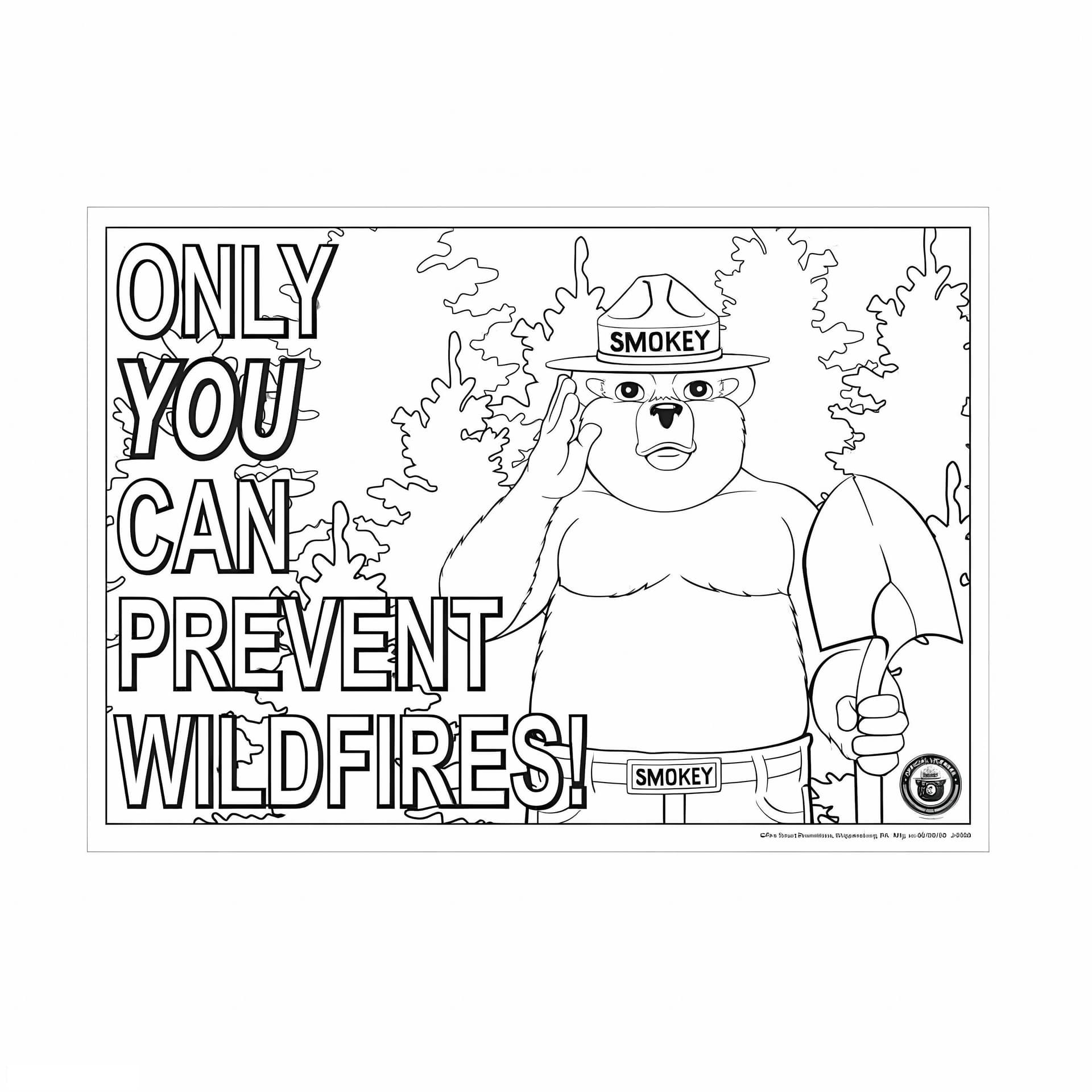 Smoky Bear In The Jungle