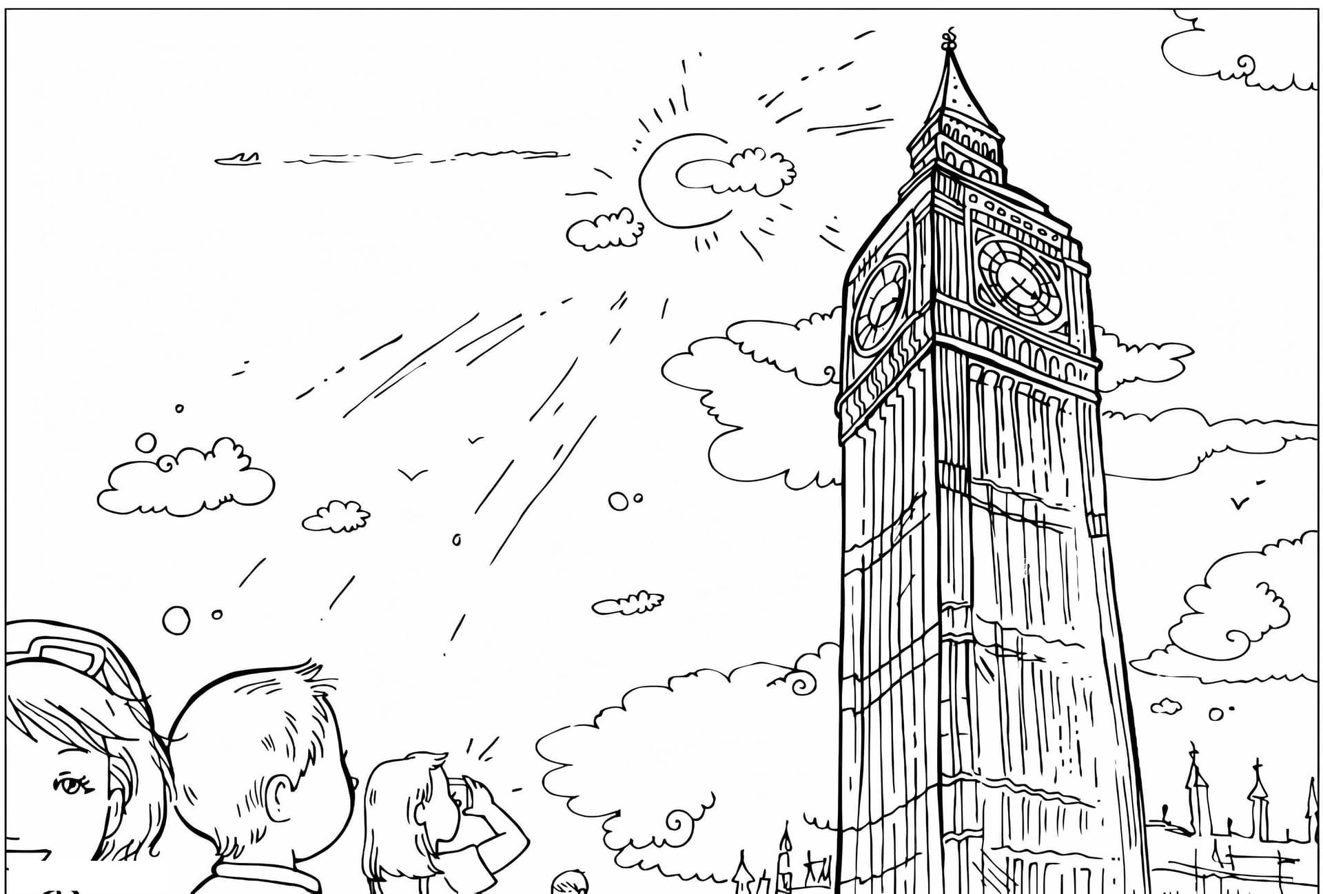 People And Big Ben