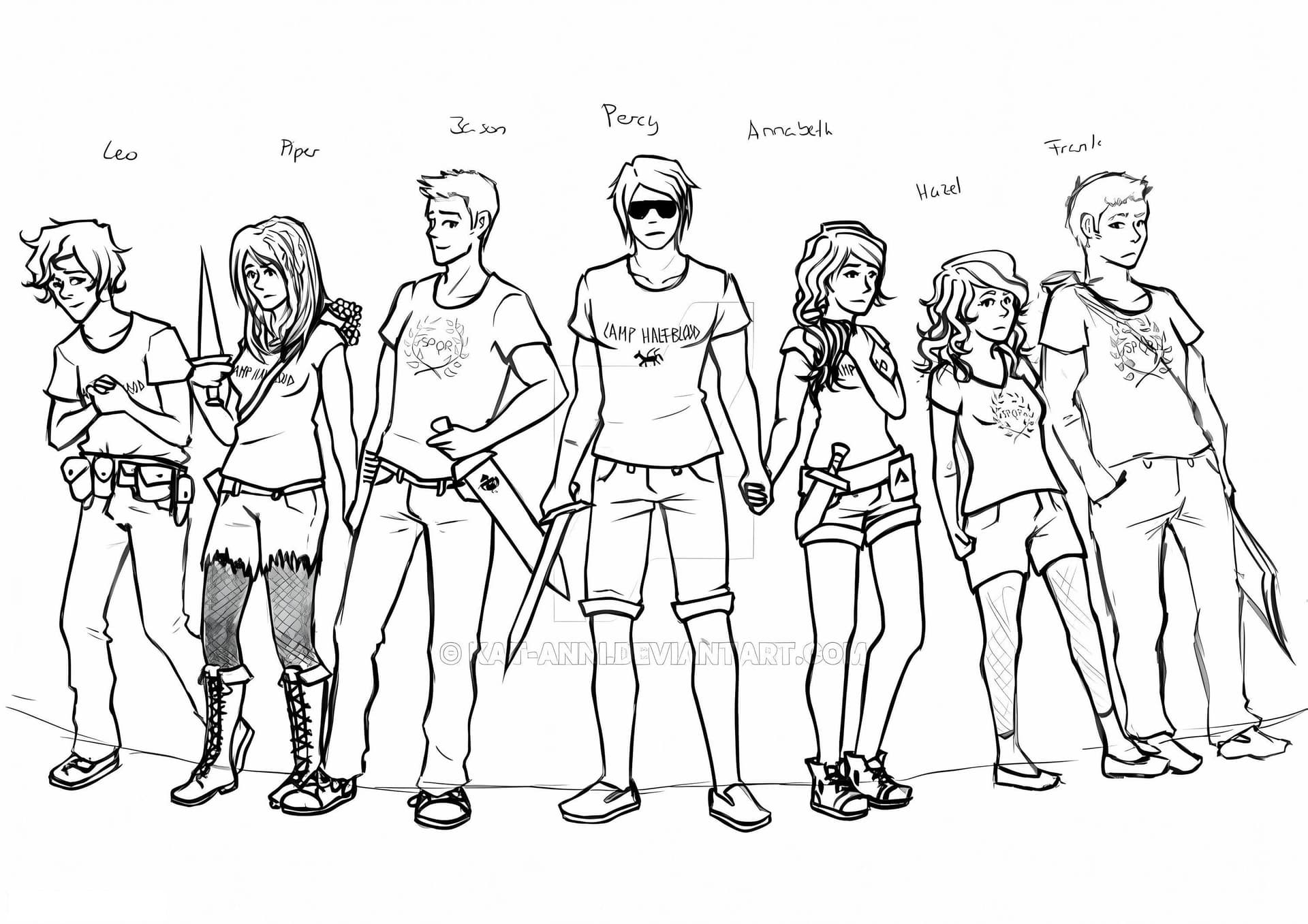 Percy Jackson And Friends