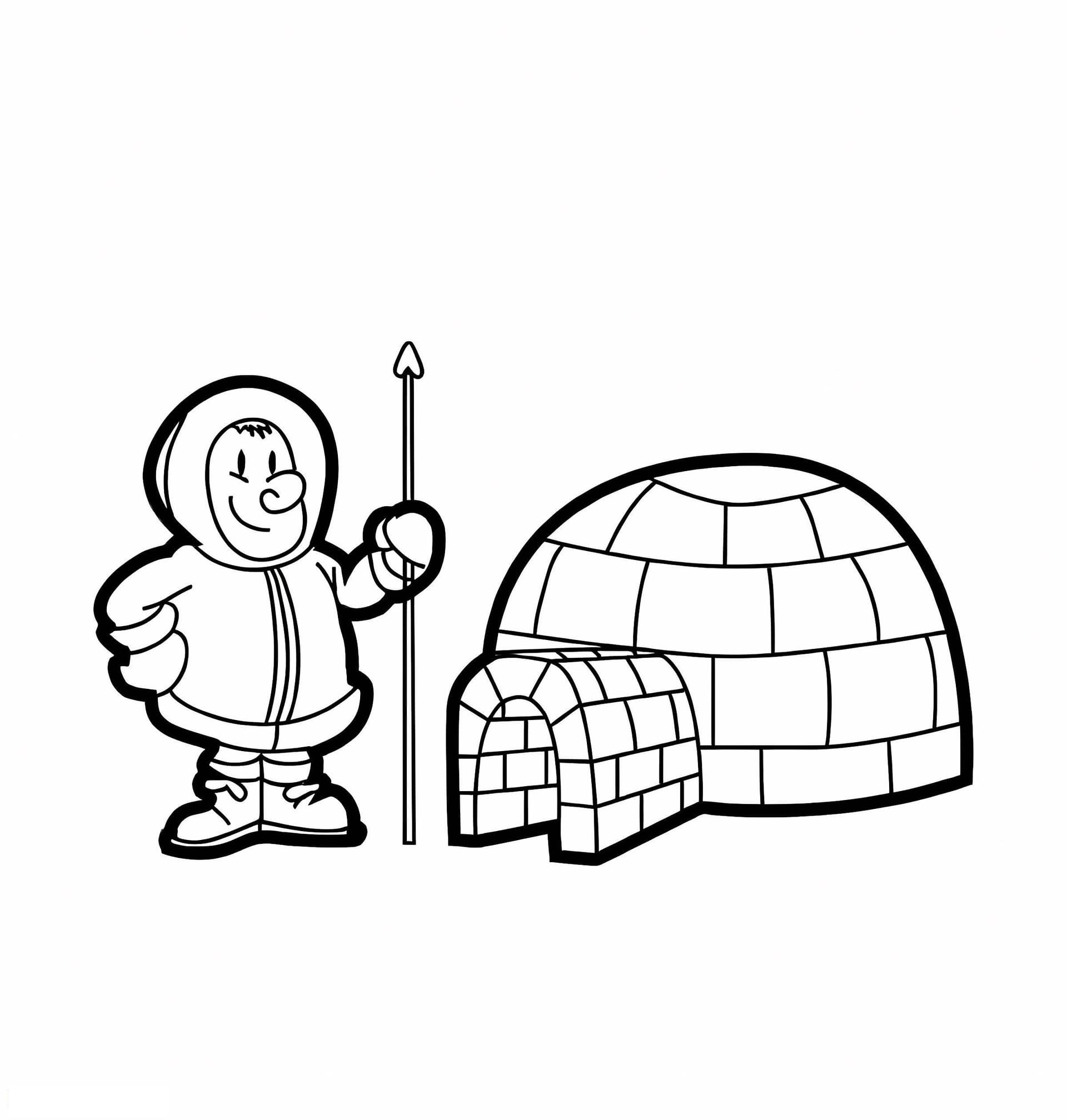 Fisherman And Igloo