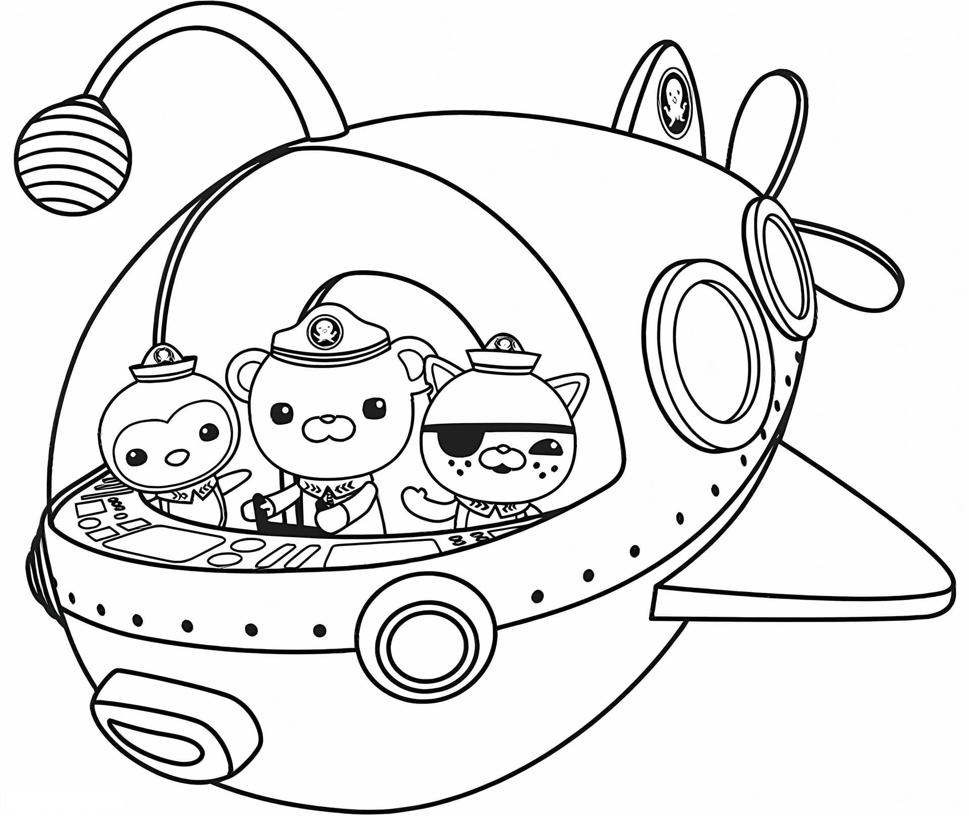 Weight Captain Kwazii On Ship Octonauts