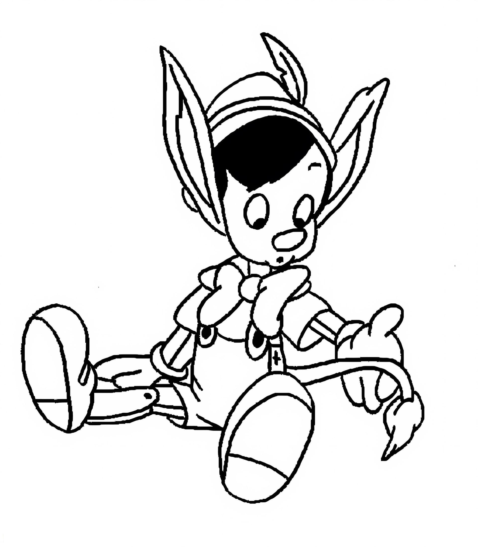 Sitting Pinocchio