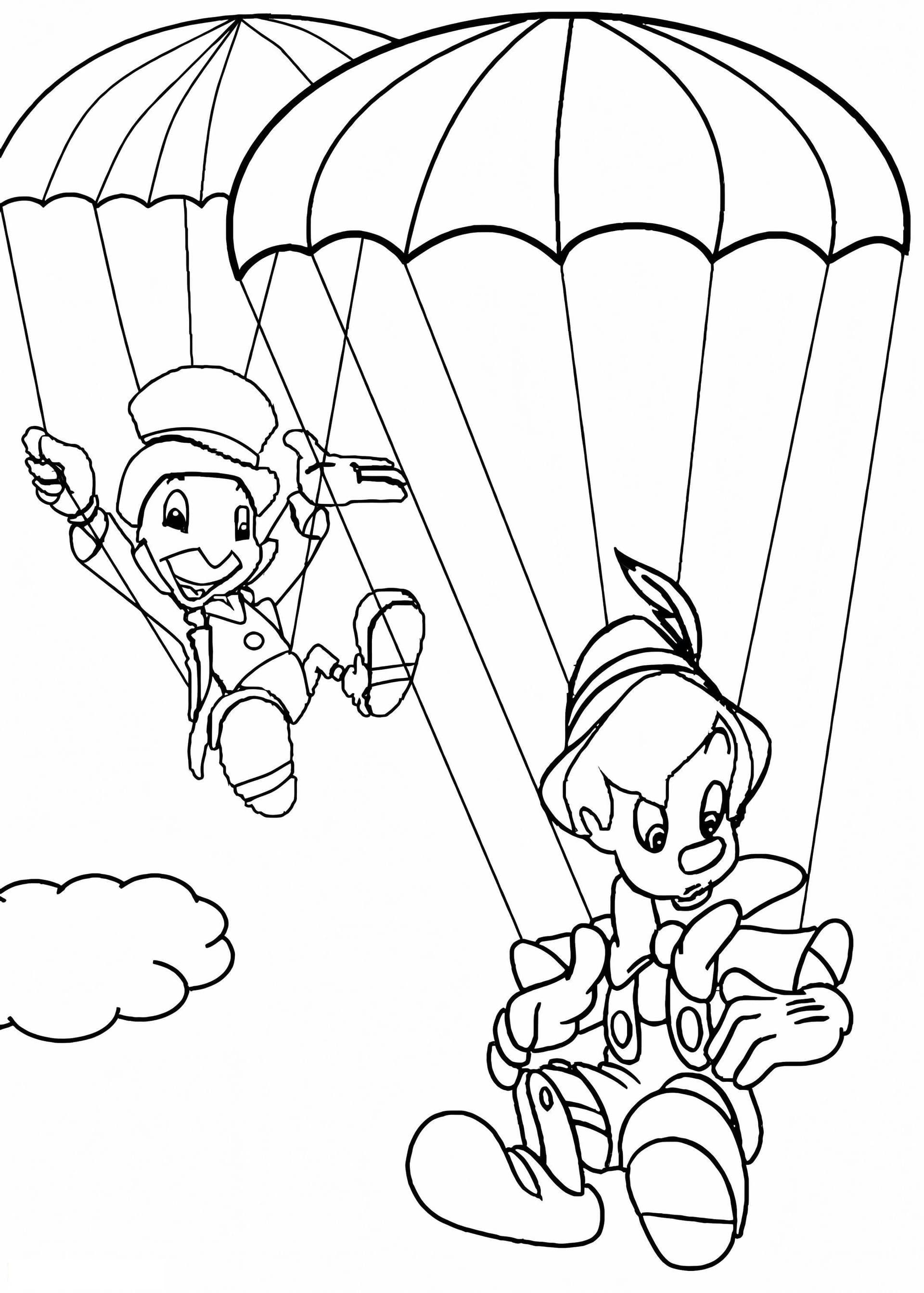 Pinocchio And Jiminy Cricket
