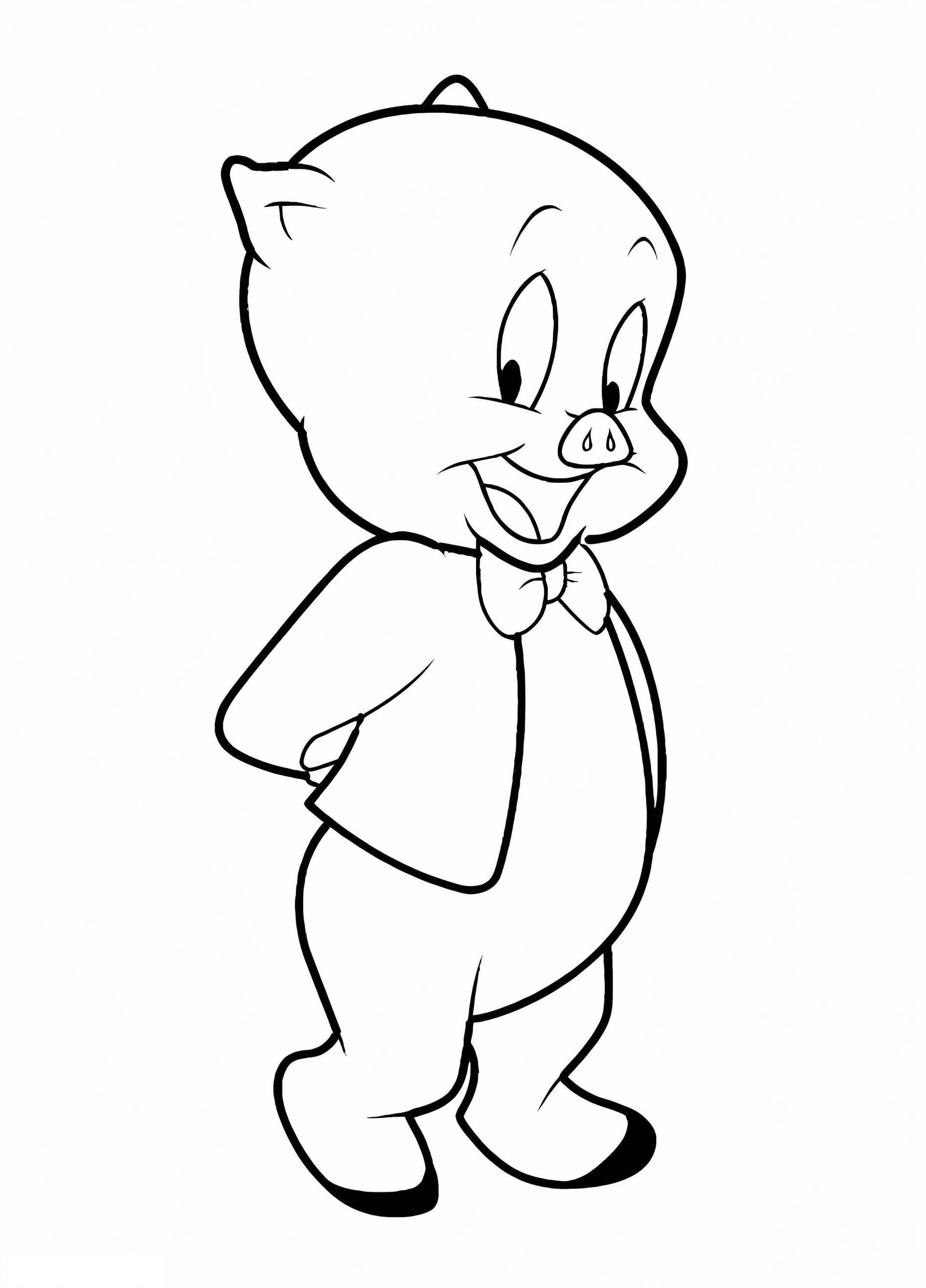 Porky Pig Smiling