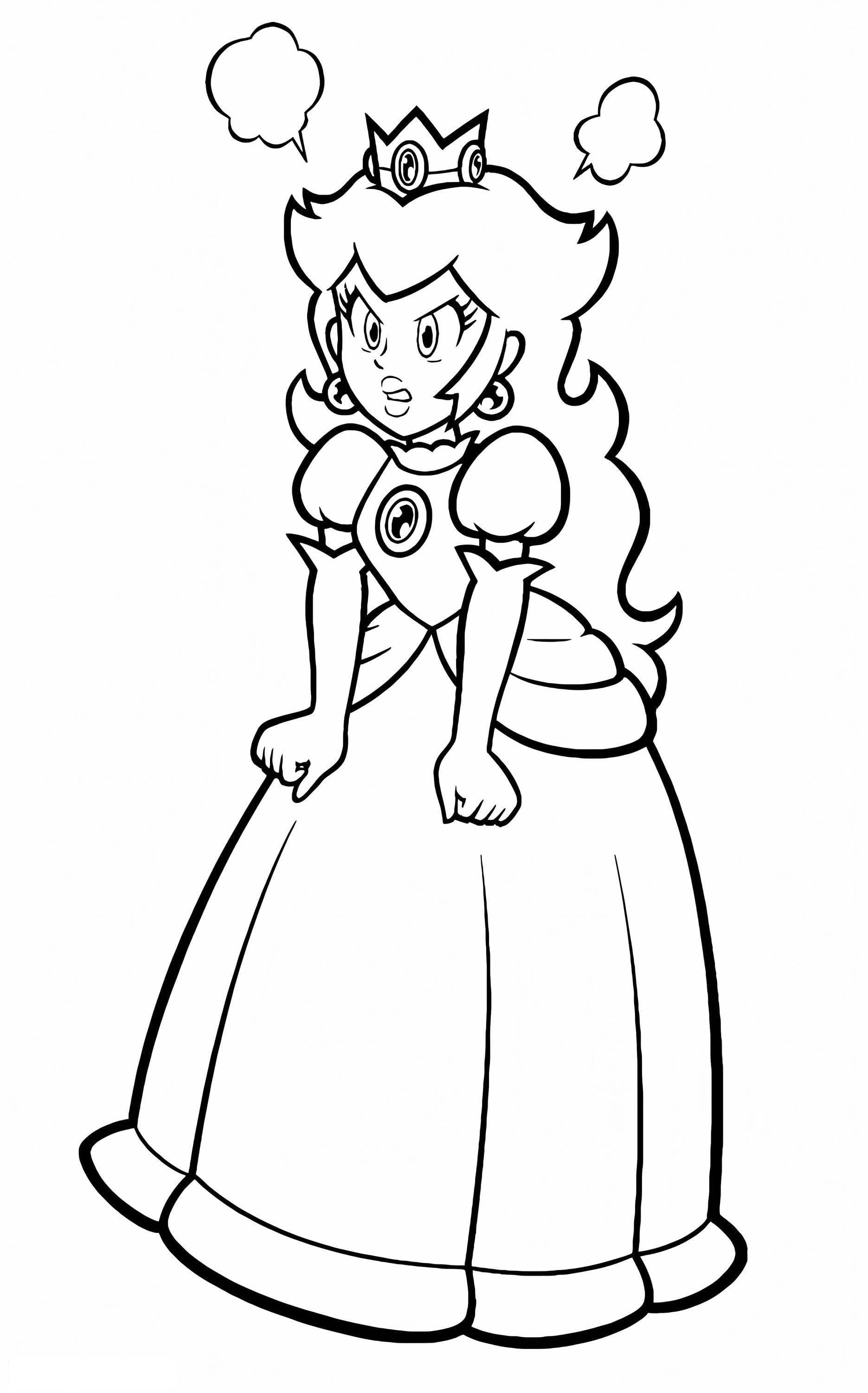 Angry Princess Peach
