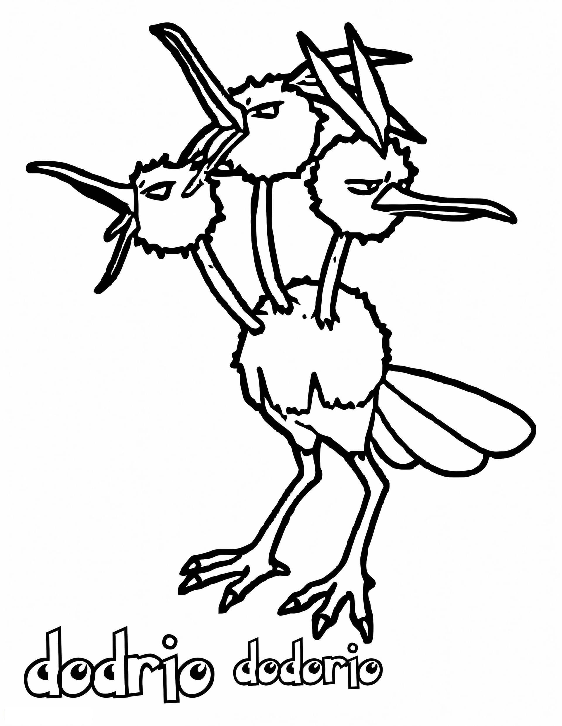 Print Dodrio Pokemon