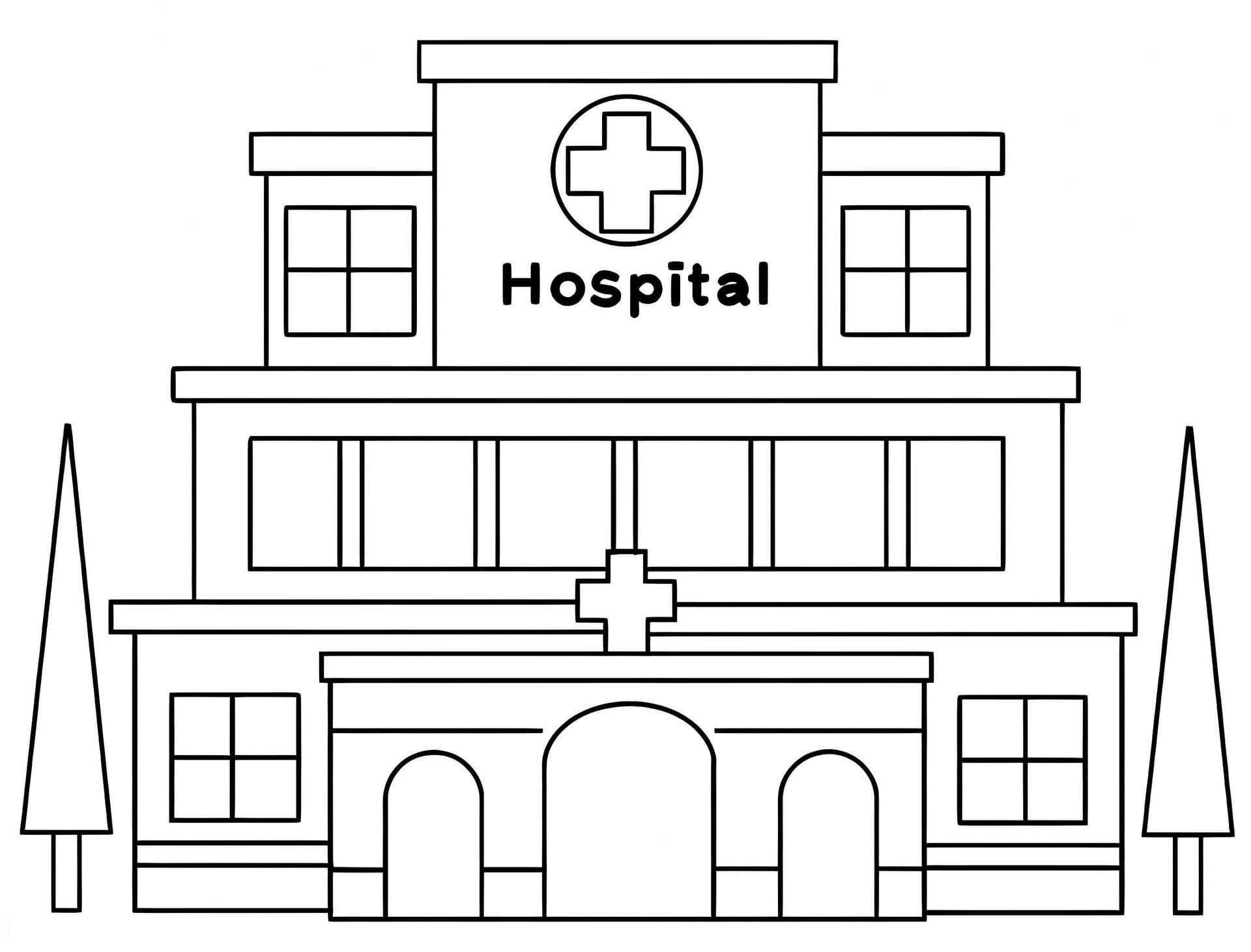 Print Hospital Building