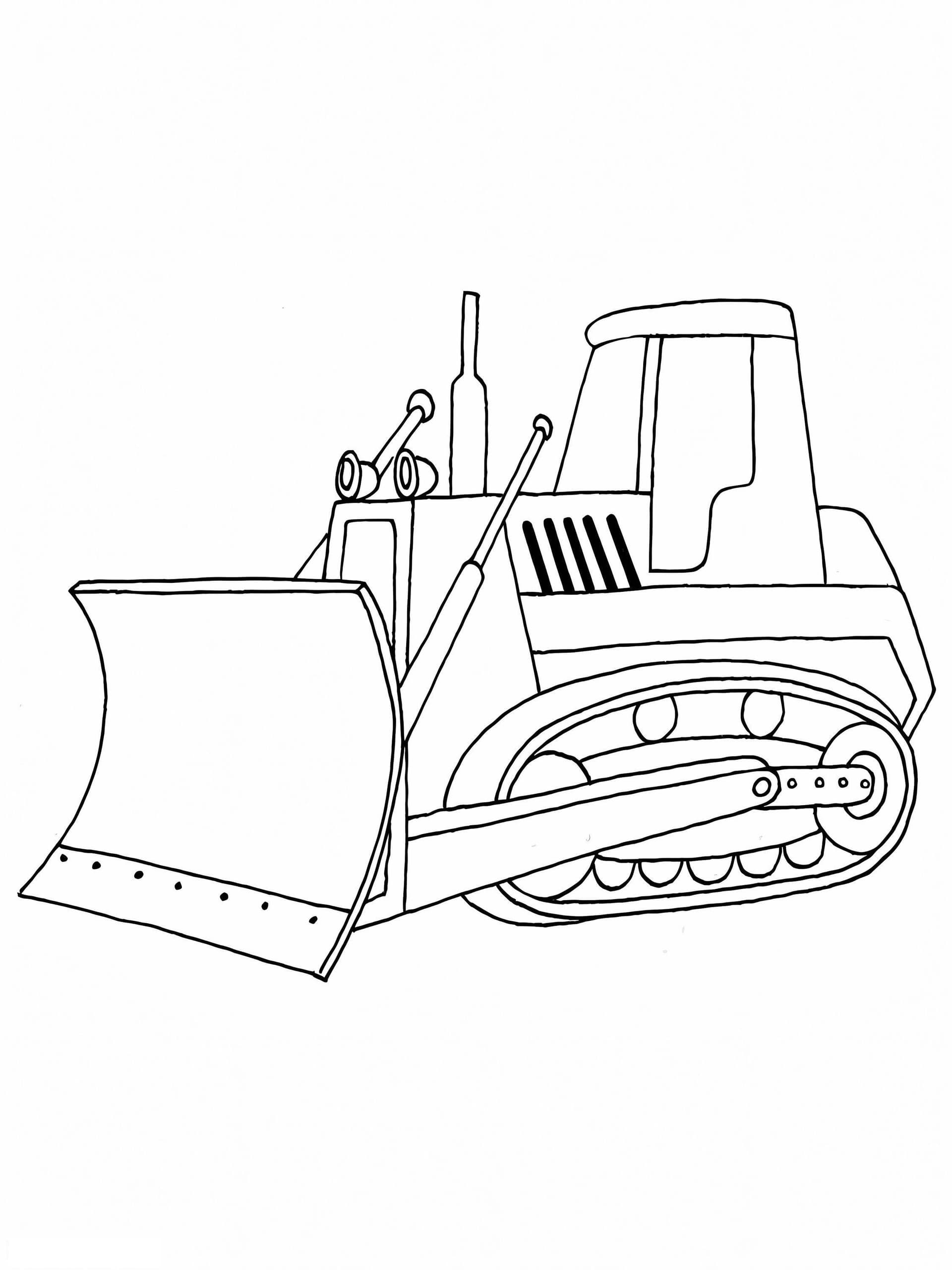 Printable Bulldozer