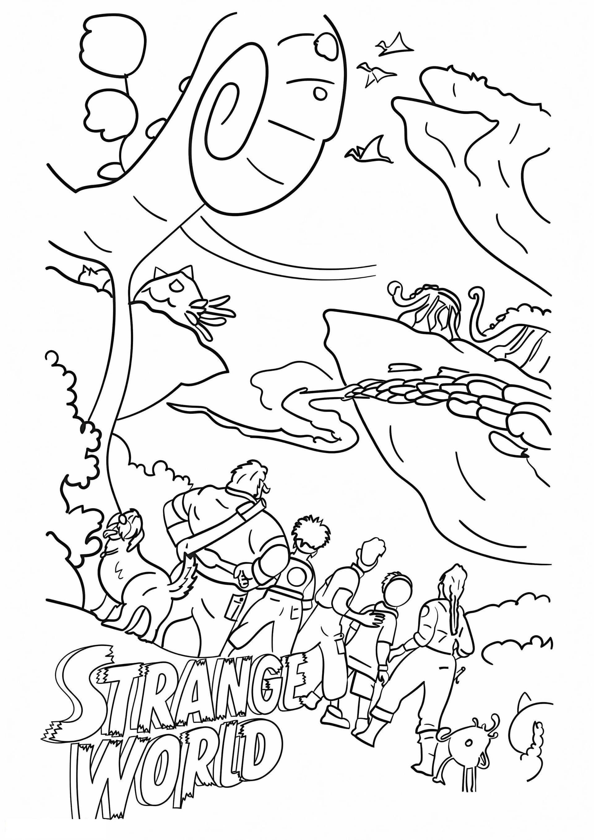 Printable Strange World