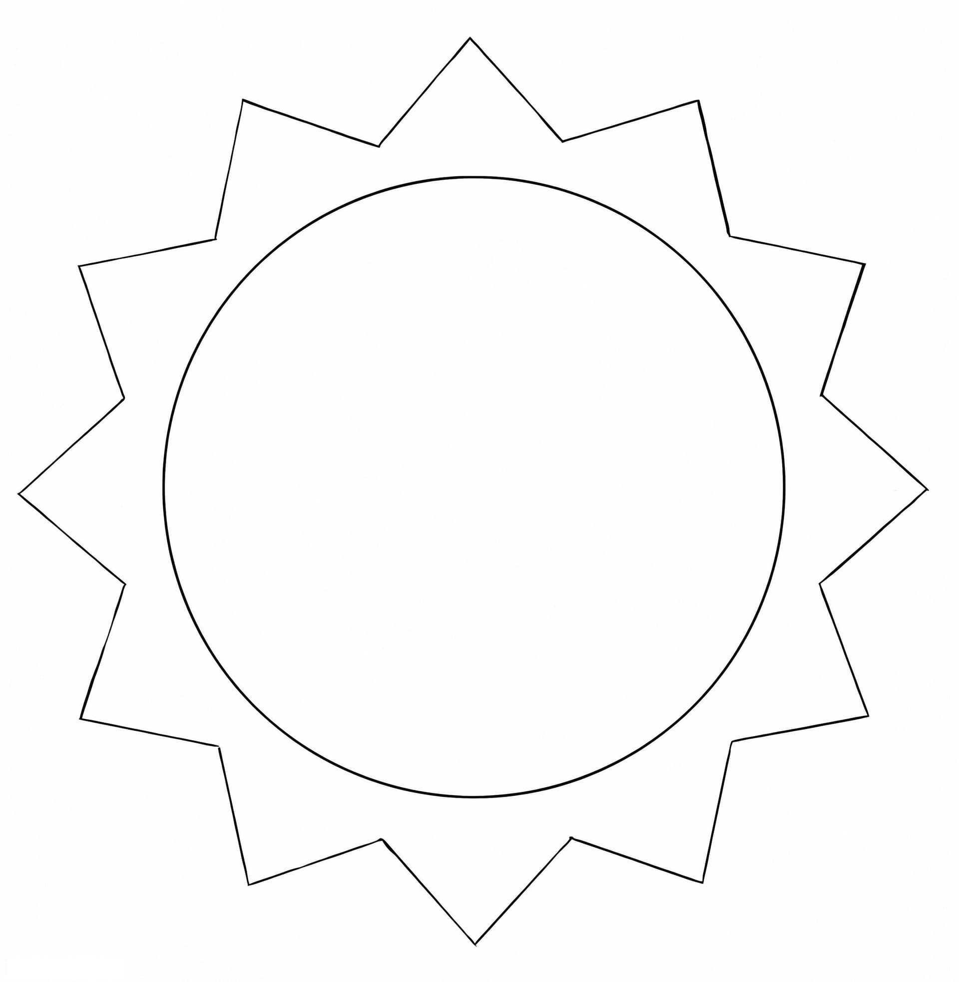 Printable Sun