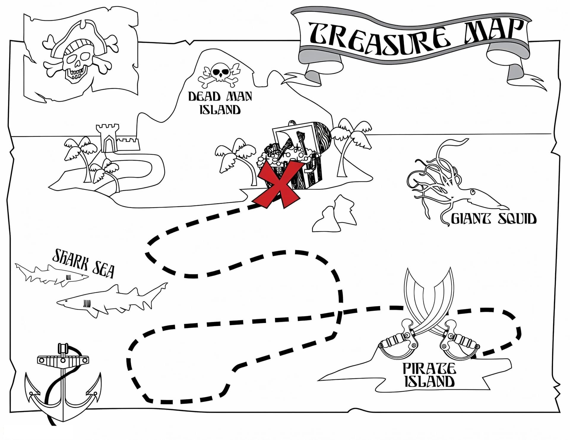 Printable Treasure Map