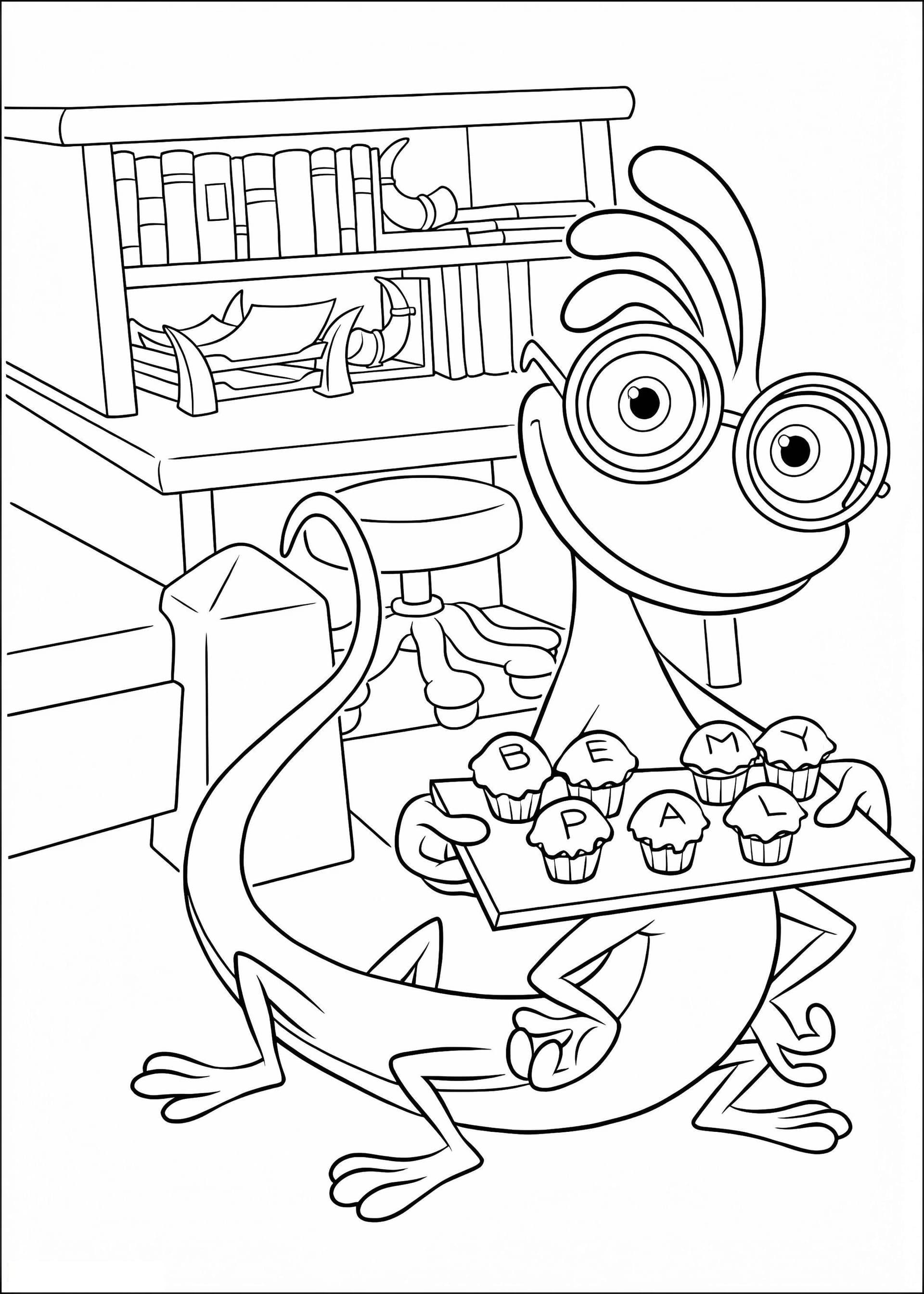 Randall With Cupcakes