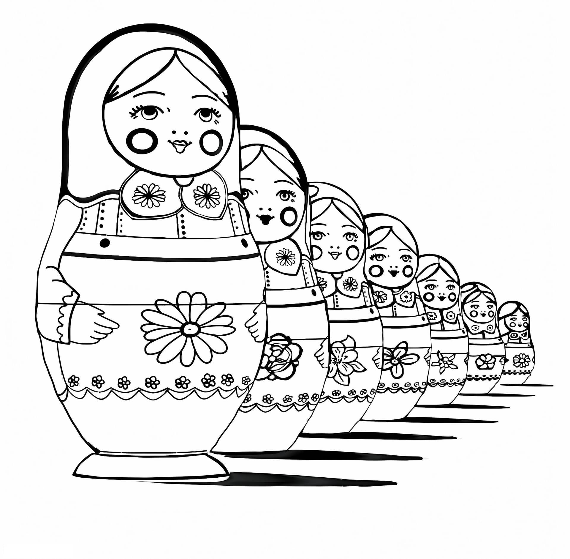 Russian Dolls Printable
