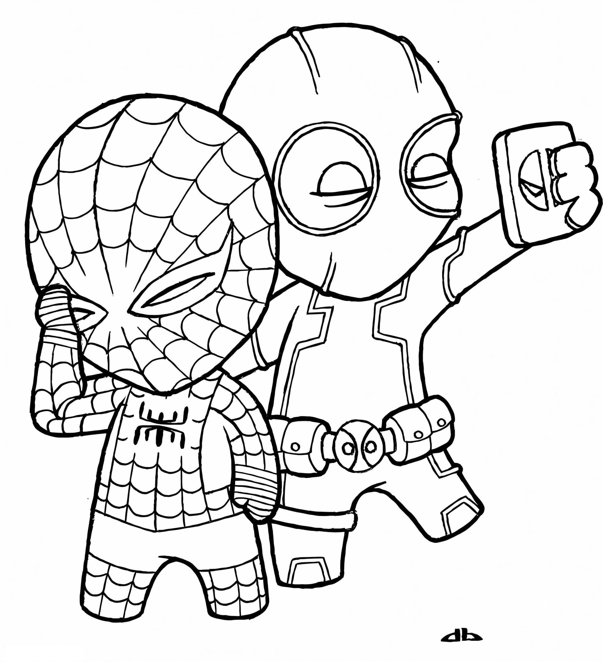 Selfie Con Spidey Y Deadpool