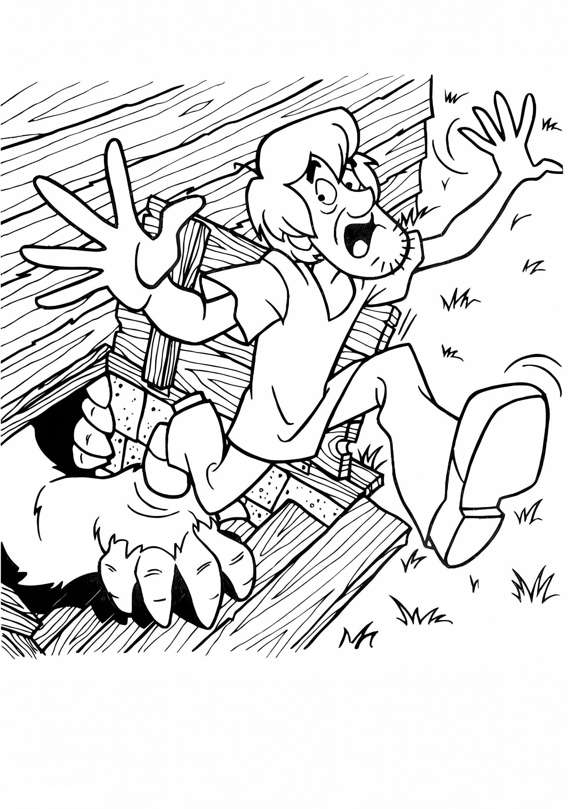 Shaggy And Monster