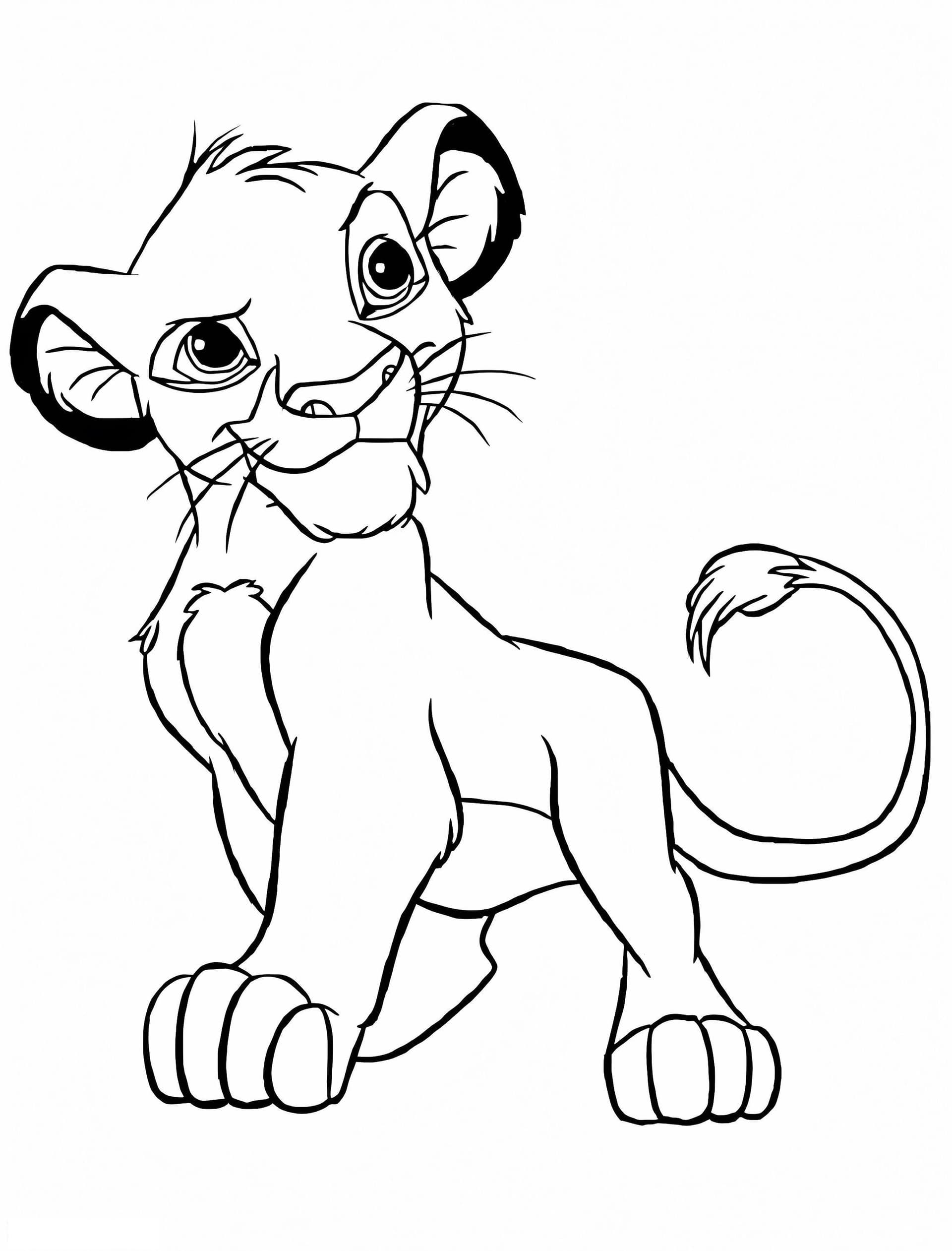 Simba Standing