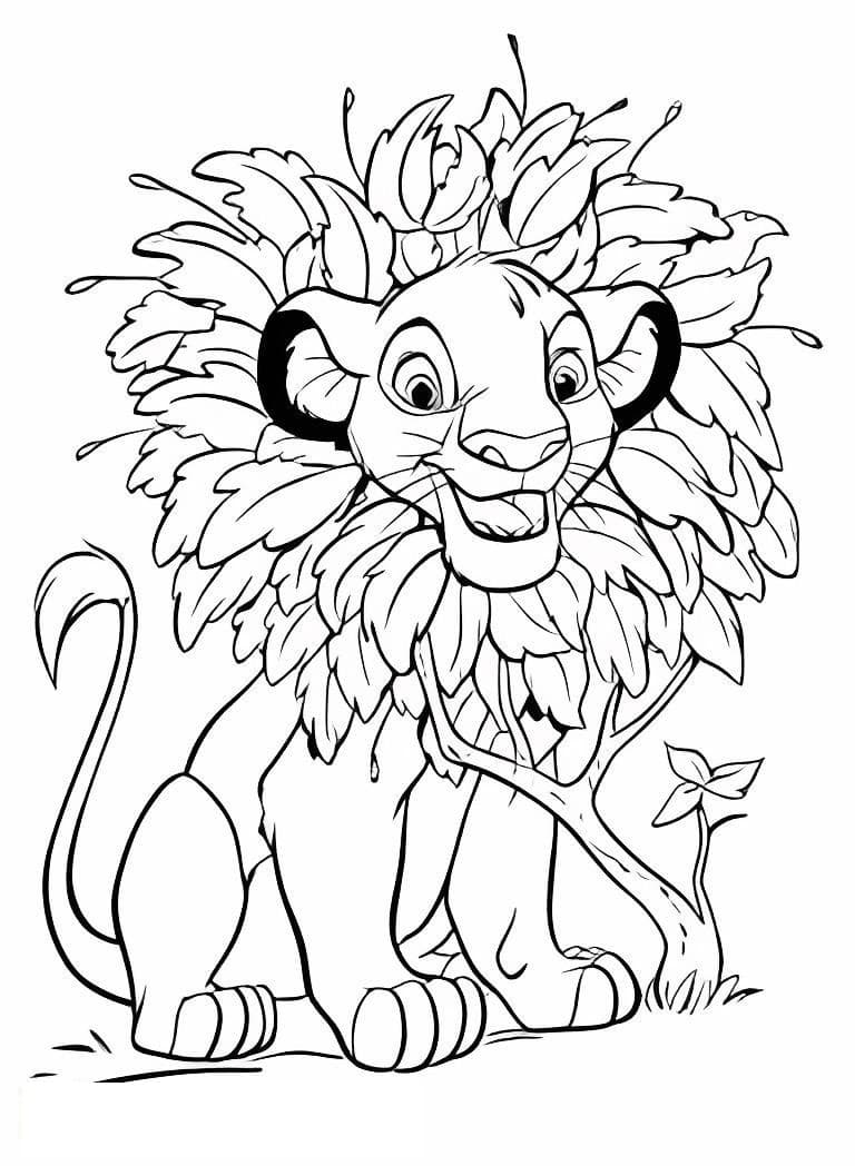 Simba And Flower