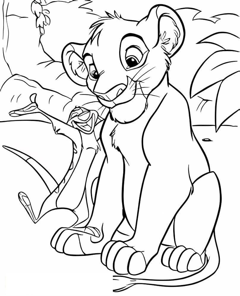 Simba And Timon
