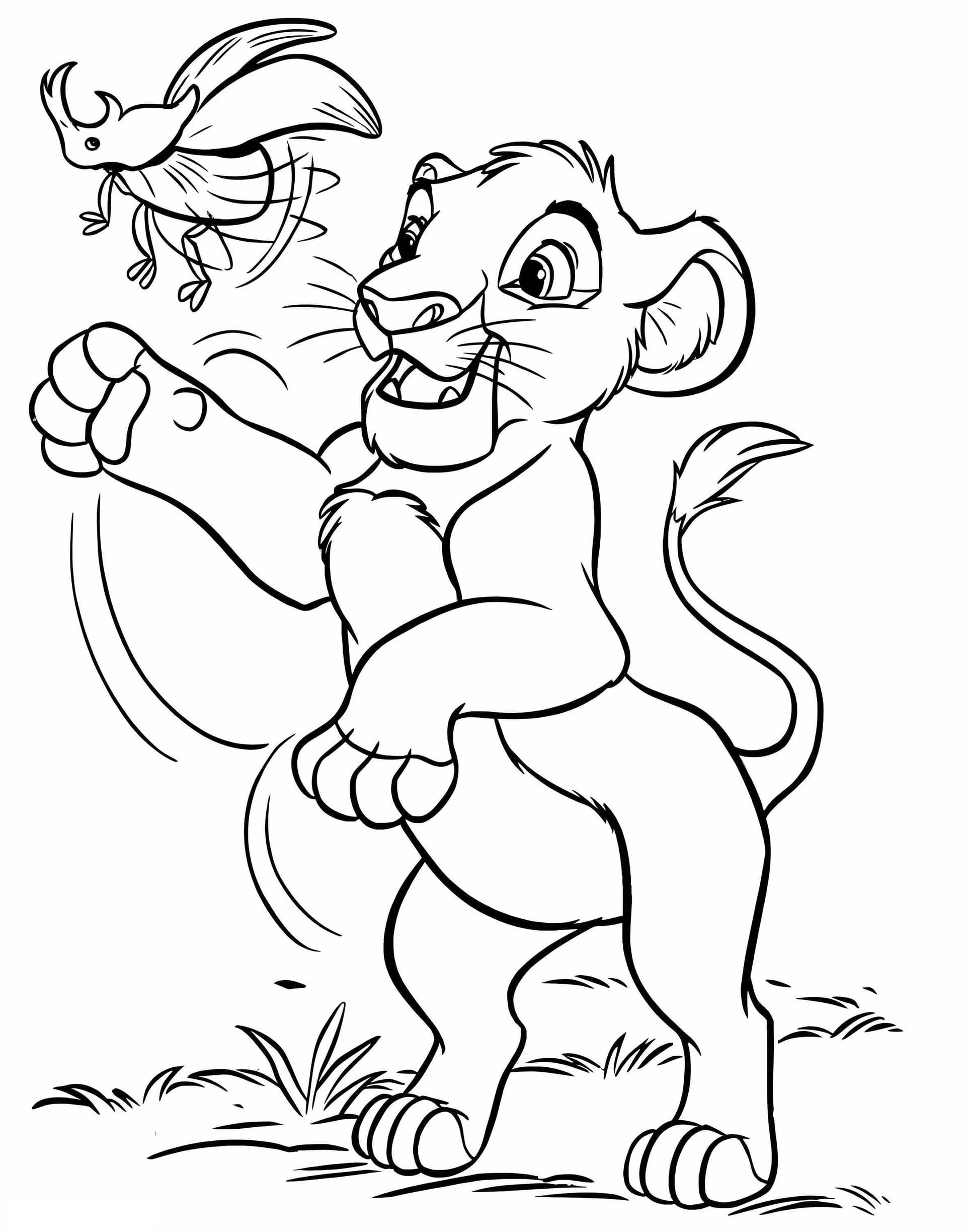 Simba And The Beetle