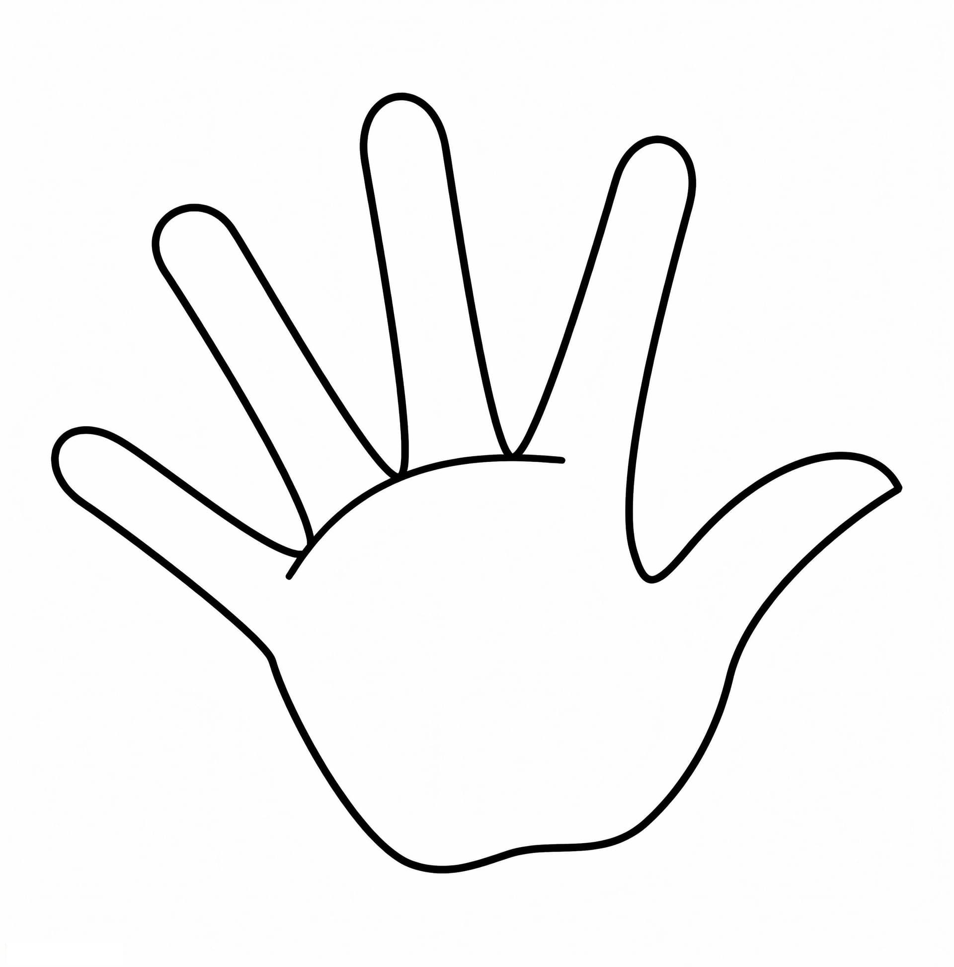 Einfache Hand